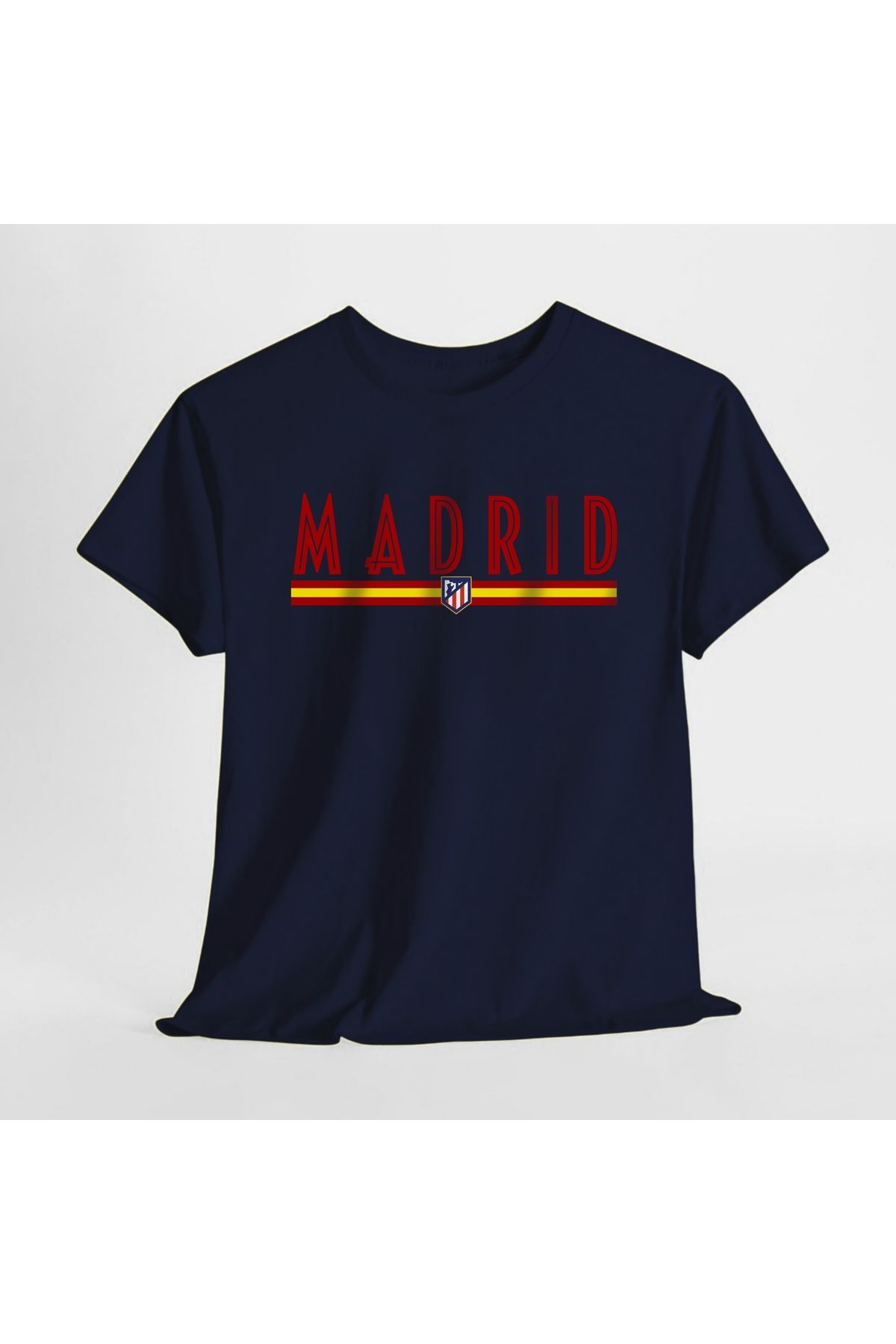 SARI Madrid İspanya Temalı %100 Pamuk Tshirt