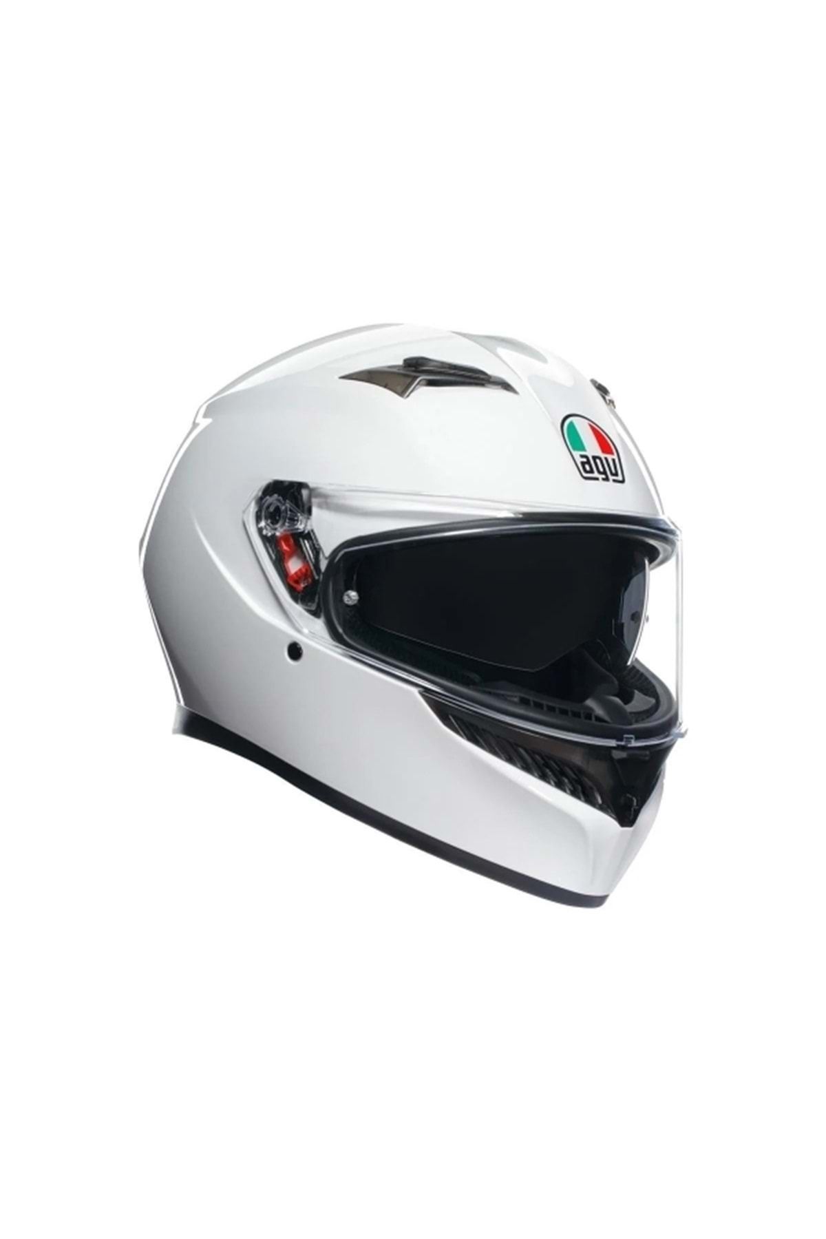 AGV K3 Mono Kapalı Kask - Beyaz