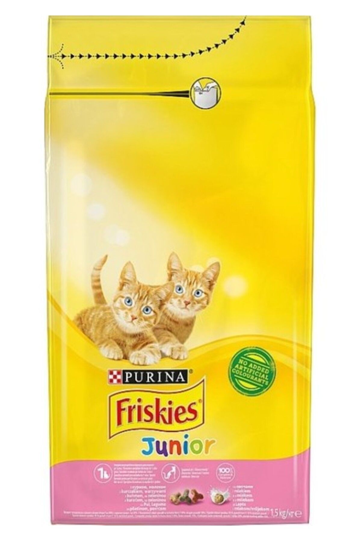 St Morritz Purina Friskies Tavuklu Sütlü ve Sebzeli Yavru Kedi Maması 1.5 kg