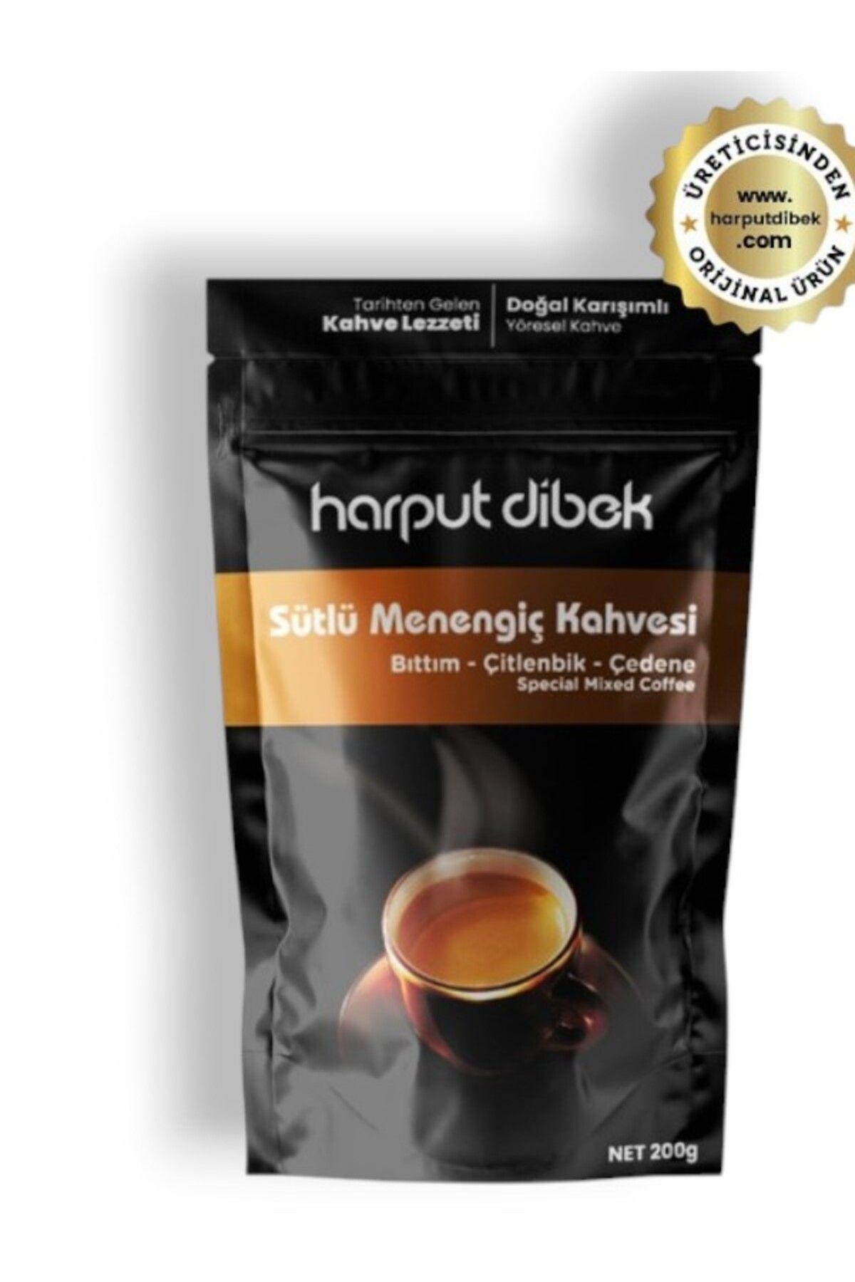 HARPUT DİBEK KAHVESİ Sütlü Toz Menengiç Kahvesi 200 gr