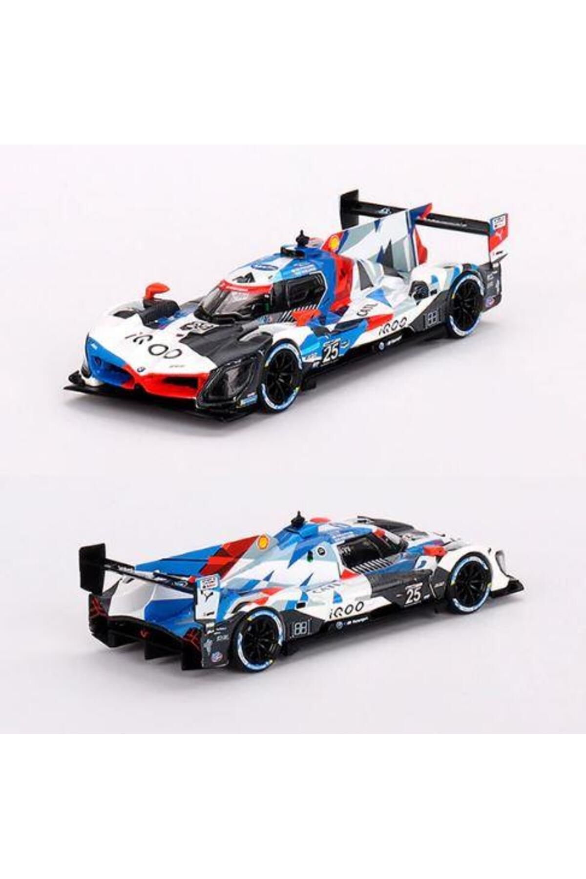 mini gt 709 BMW M Hybrid V8 #25 2023 IMSA Sebring 12Hrs 2nd Place BMW M Team RLL Model Araba