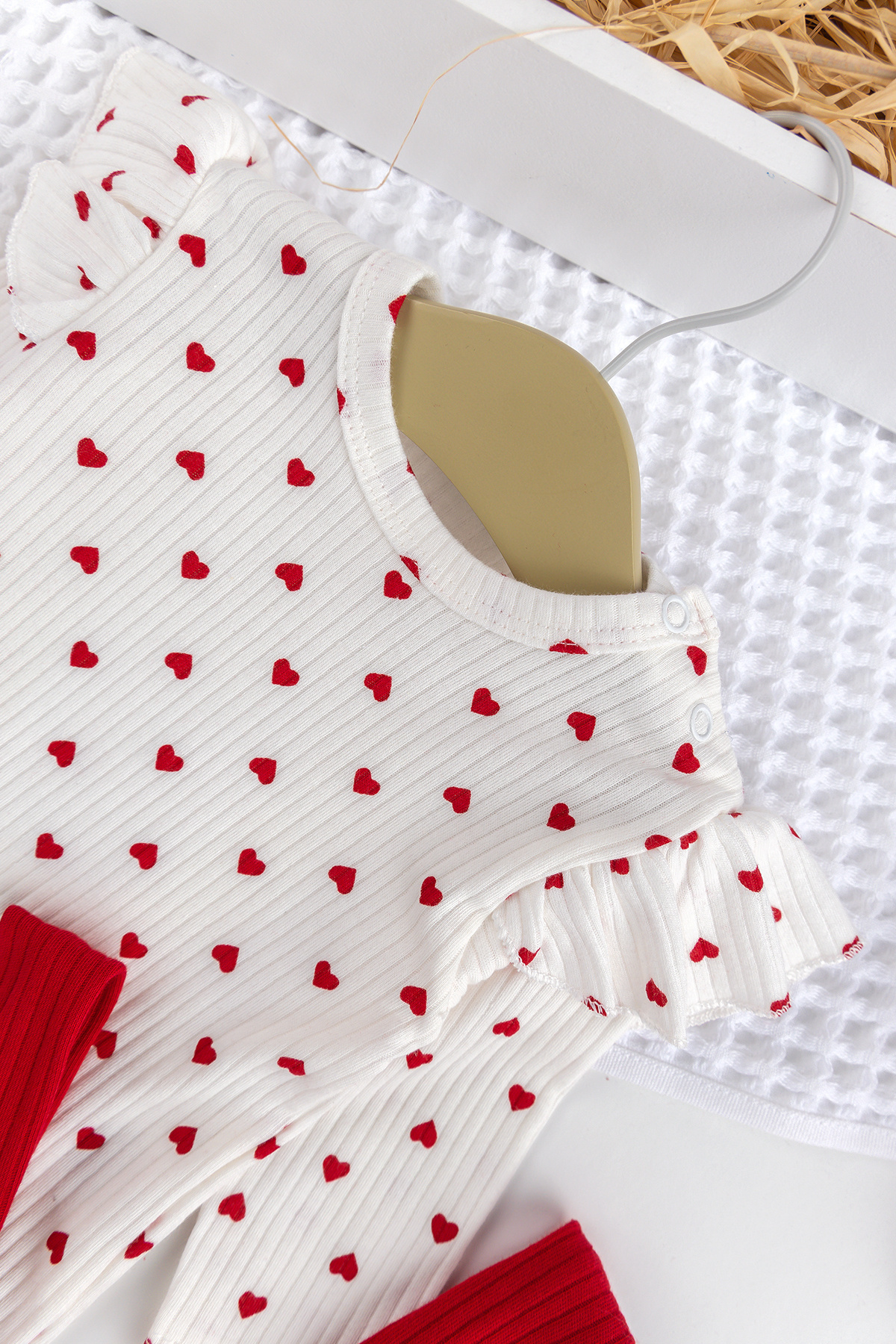 Babymod Kız Bebek Fiyonklu Bandanalı %100 Pamuk Şık Elbise Etek JileDoğumgünü Özelgün Takım fotoğrafı 3 (önizleme)