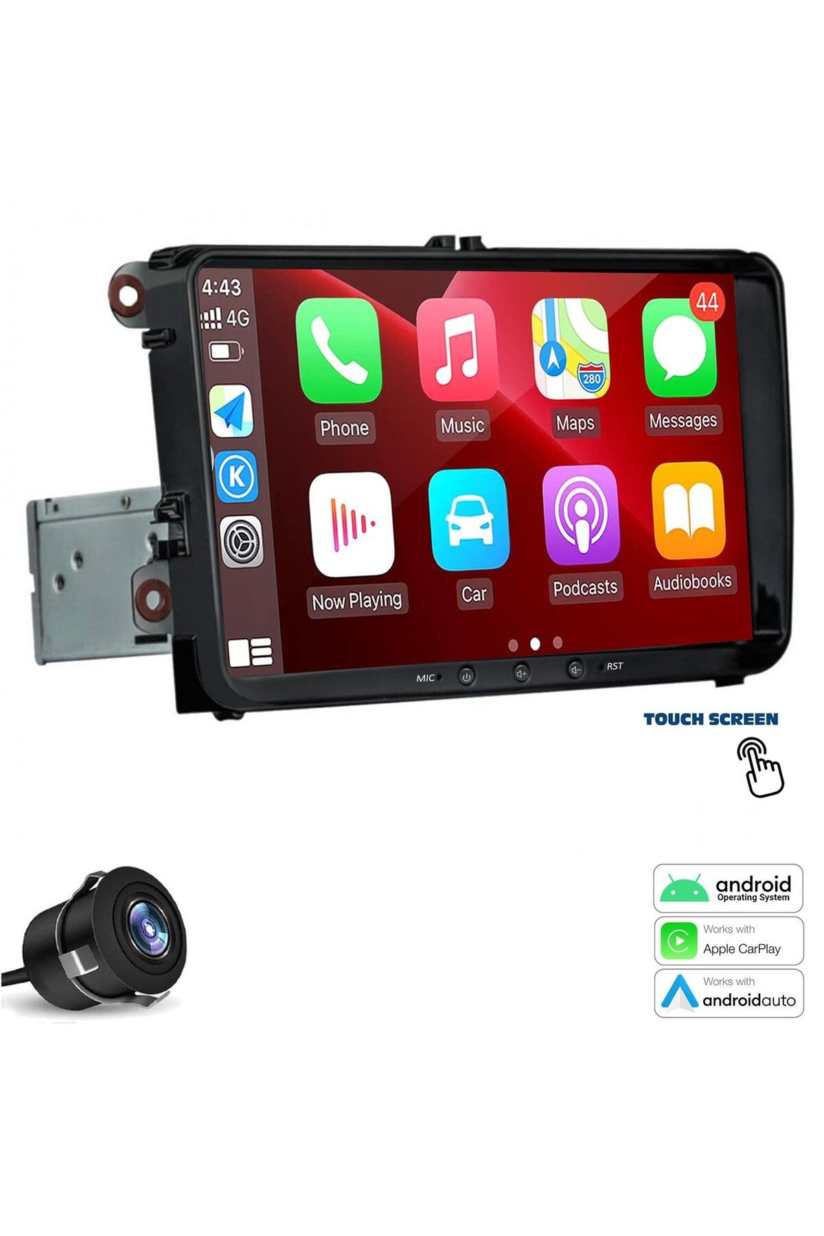 BSSM NF-D1P9 Android Double Teyp Volksvagen Universal 9 İnç 2+16GB Carplay