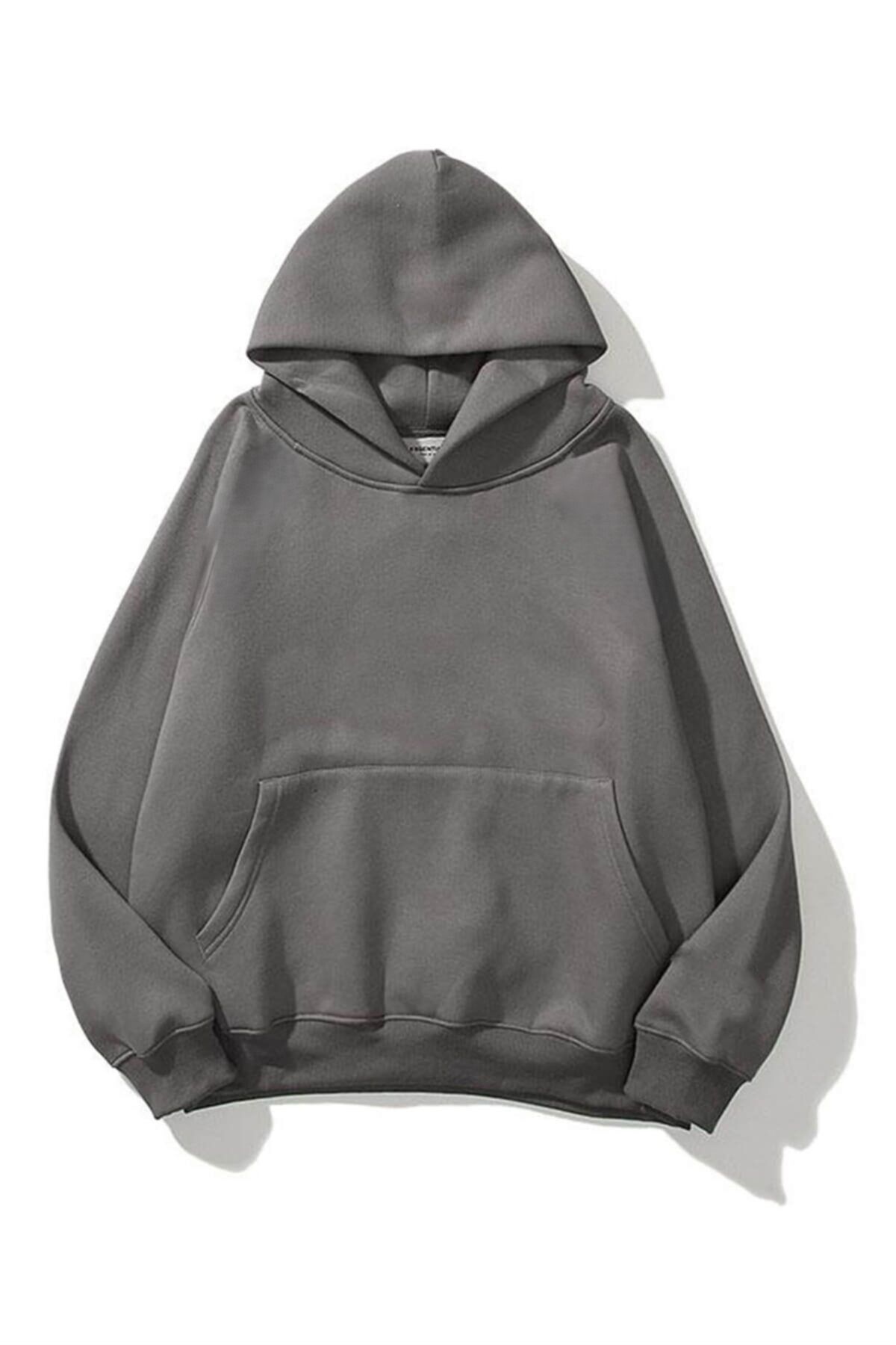 EFFRENATU Îmbrăcăminte La Modă, Unisex, Mărime Mare, Hanorac Supradimensionat Cu Glugă Unisex - M