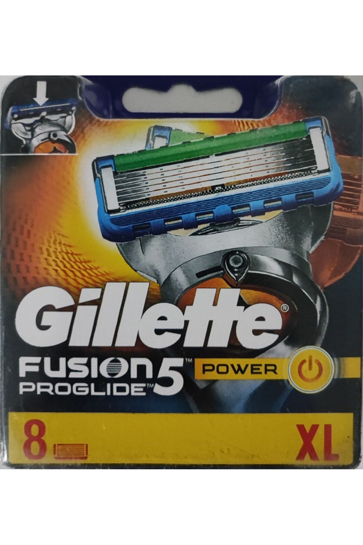 okeymag Gillettee Fusion Proglide Power 8'li Yedek Tıraş Bıçağı