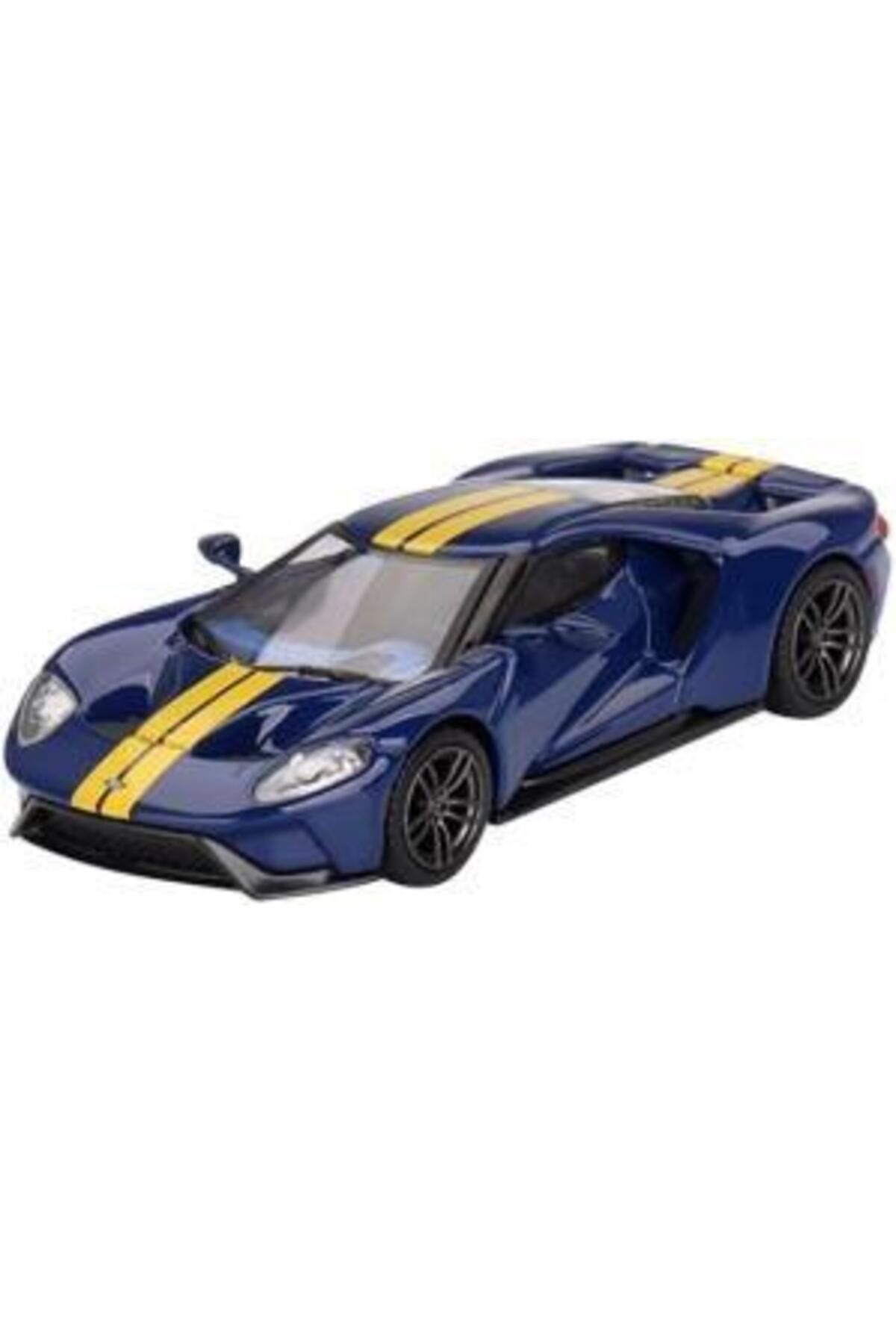 mini gt 614 Ford GT Sunoco Blue LHD Model Araba