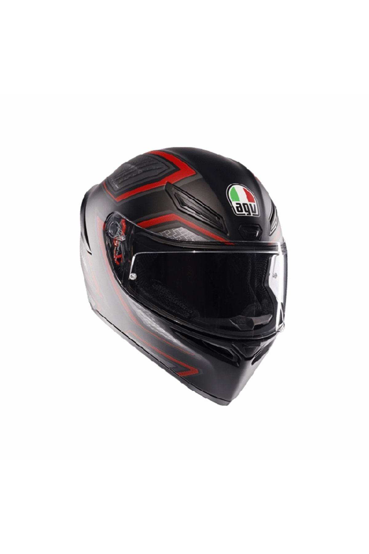 AGV K1 S Sling Matt Black Red Kapalı Kask