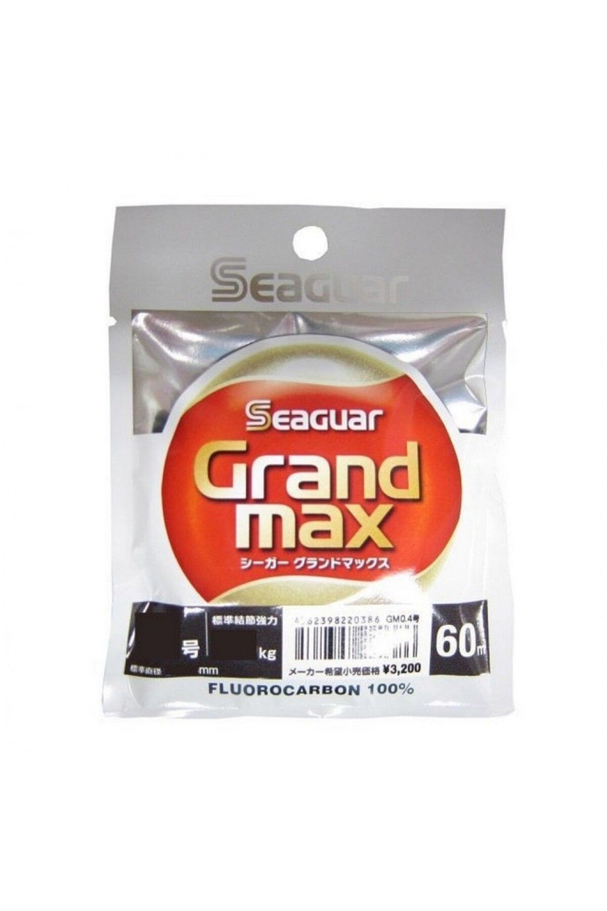 seaguar GRANDMAX HARD %100 F.C. 60 MT 4-0.330MM