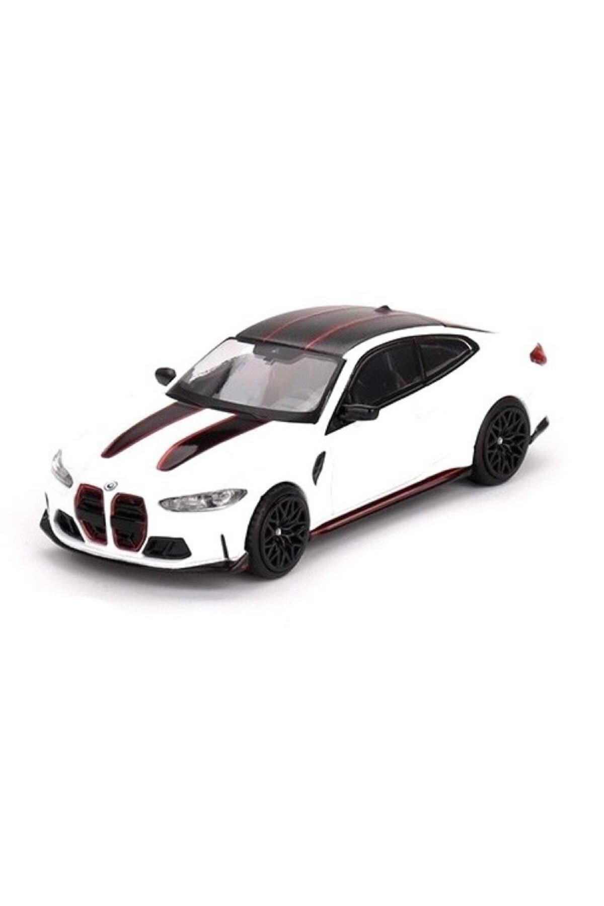 mini gt 683 BMW M4 CSL Alpine White LHD Model Araba