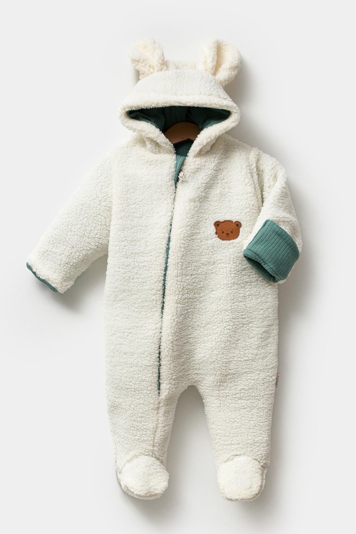 Baby Animals Welsoft Peluş Kuzu Katlanır Eldivenli %100 Pamuk Astar Unisex Kız Erkek Çocuk Bebek Uyku Tulumu fotoğrafı 3 (önizleme)