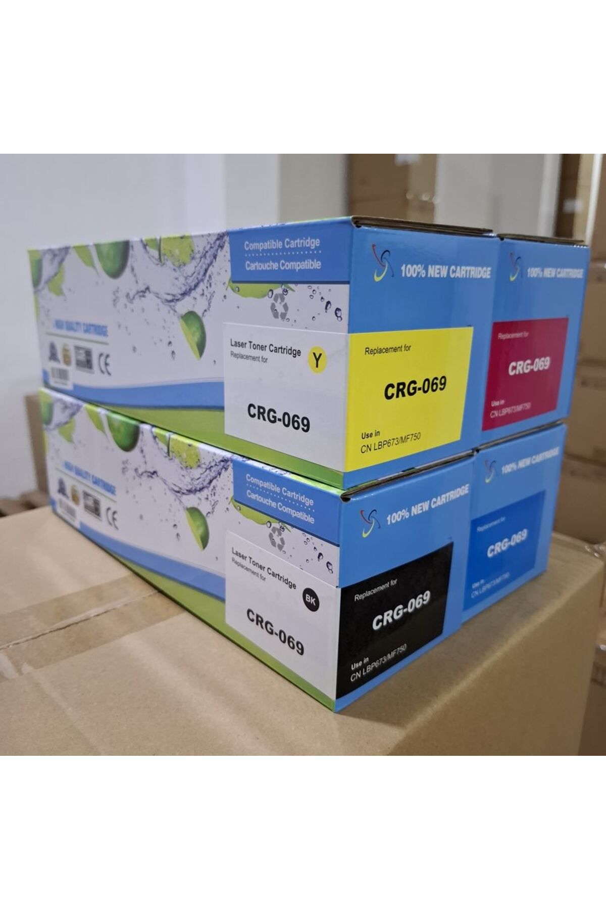 VİZYON CRG069 TONER 1 Tkm.(4 ADET)  CN LBP673/MF750