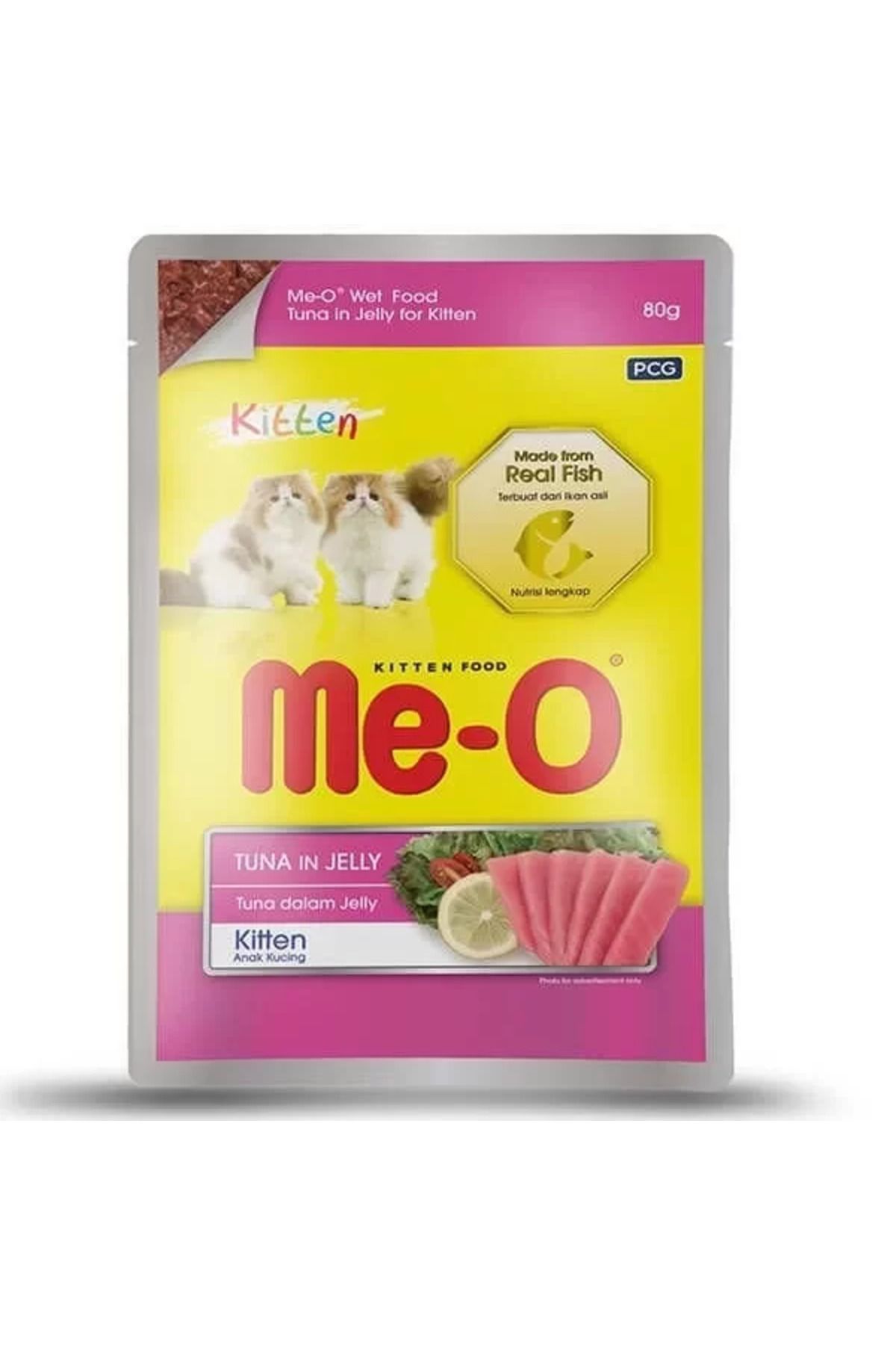 TREND Meo Kitten Jöleli Ton Balıklı Yavru Konserve Kedi Maması 80 Gr