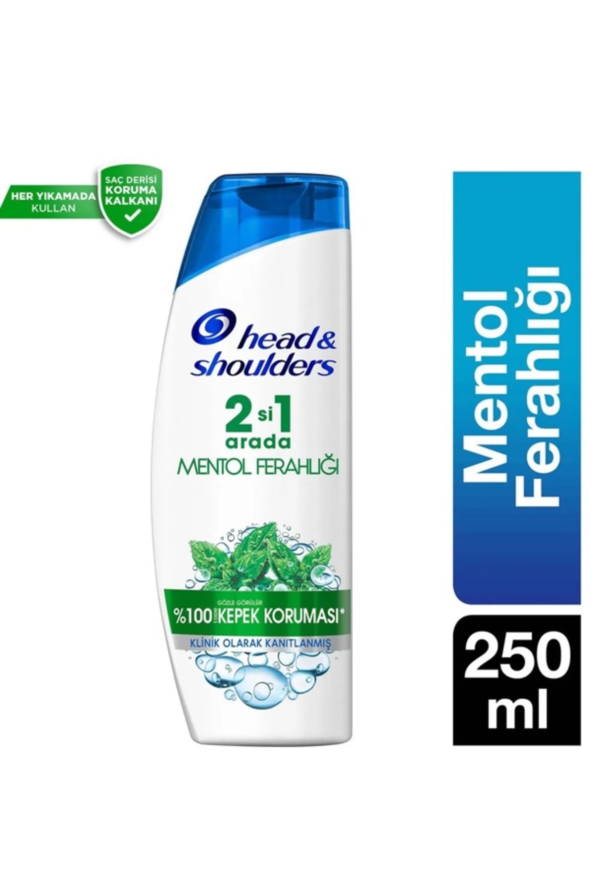 head and shoulders Avantajlı Paket Head And Shoulders Head & Shoulders 2'si 1 Arada Şampuan Mentol Ferahlığı 250 ml x2