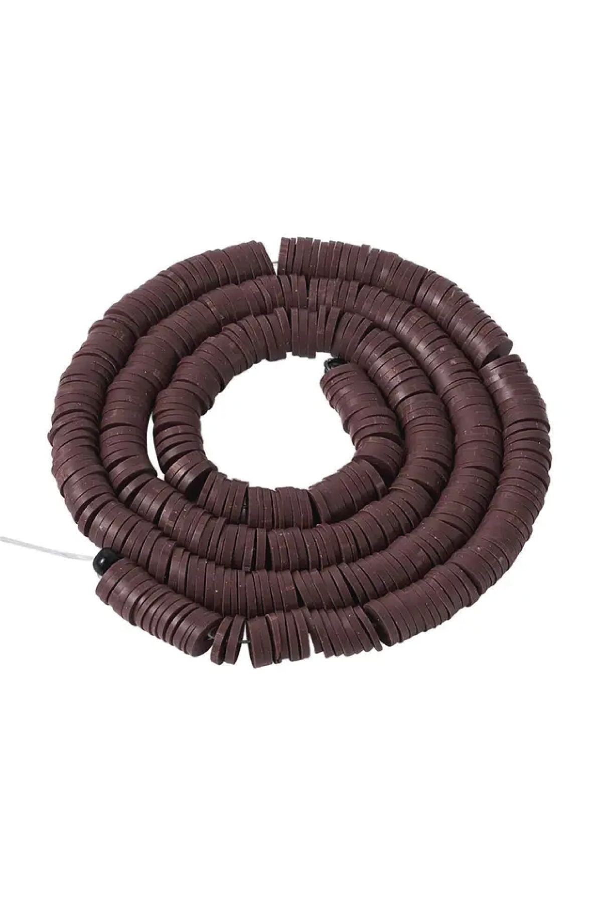 Caglar Accessories 4 Adet 6mm Renkli Polimer Kil Fimo Boncuk Dizisi,40cm Hamur Boncuk Fimo Dizi