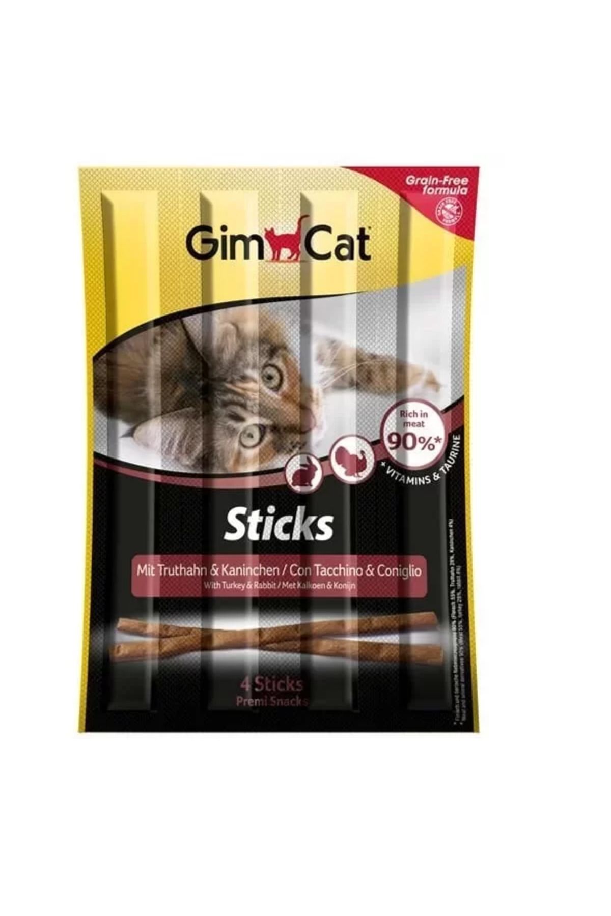 TREND Gimcat Sticks Hindi ve Tavşanlı Kedi Ödül Çubuğu 4 Adet 20 Gr