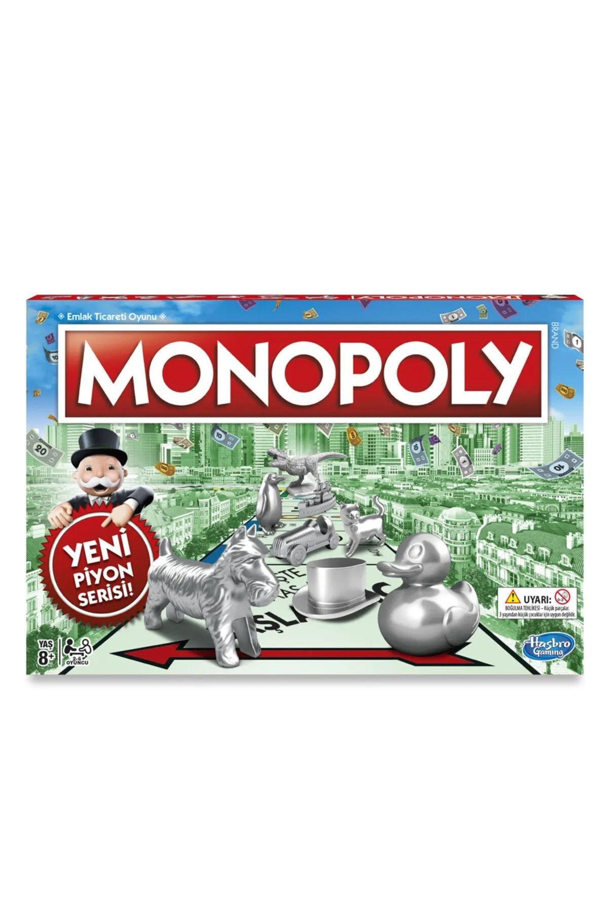 LİBA HOME Monopoly Klasik Yeni Piyon Serisi Kutu Oyunu