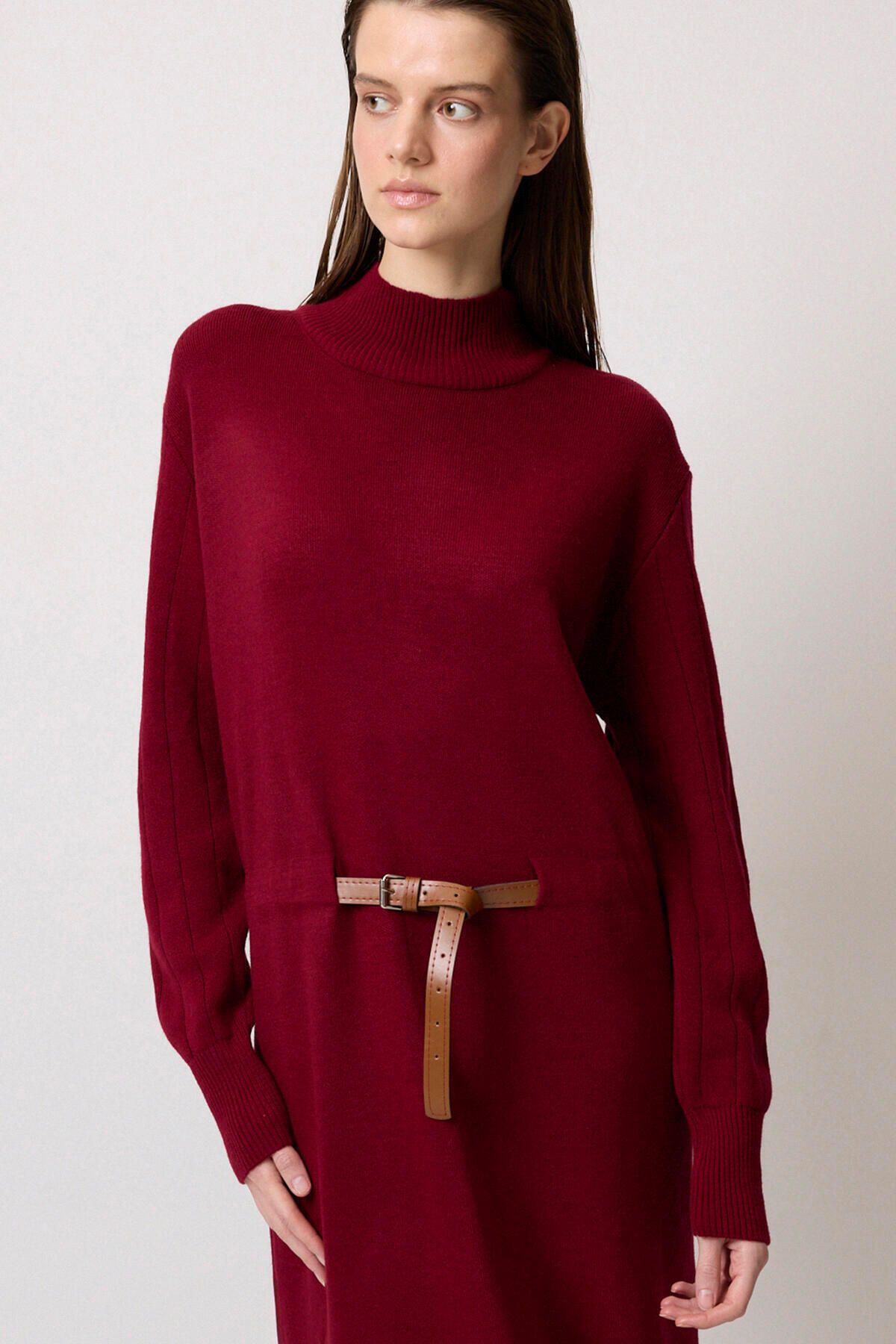 Touché Privé-Waist Belted Knitting Dress 3