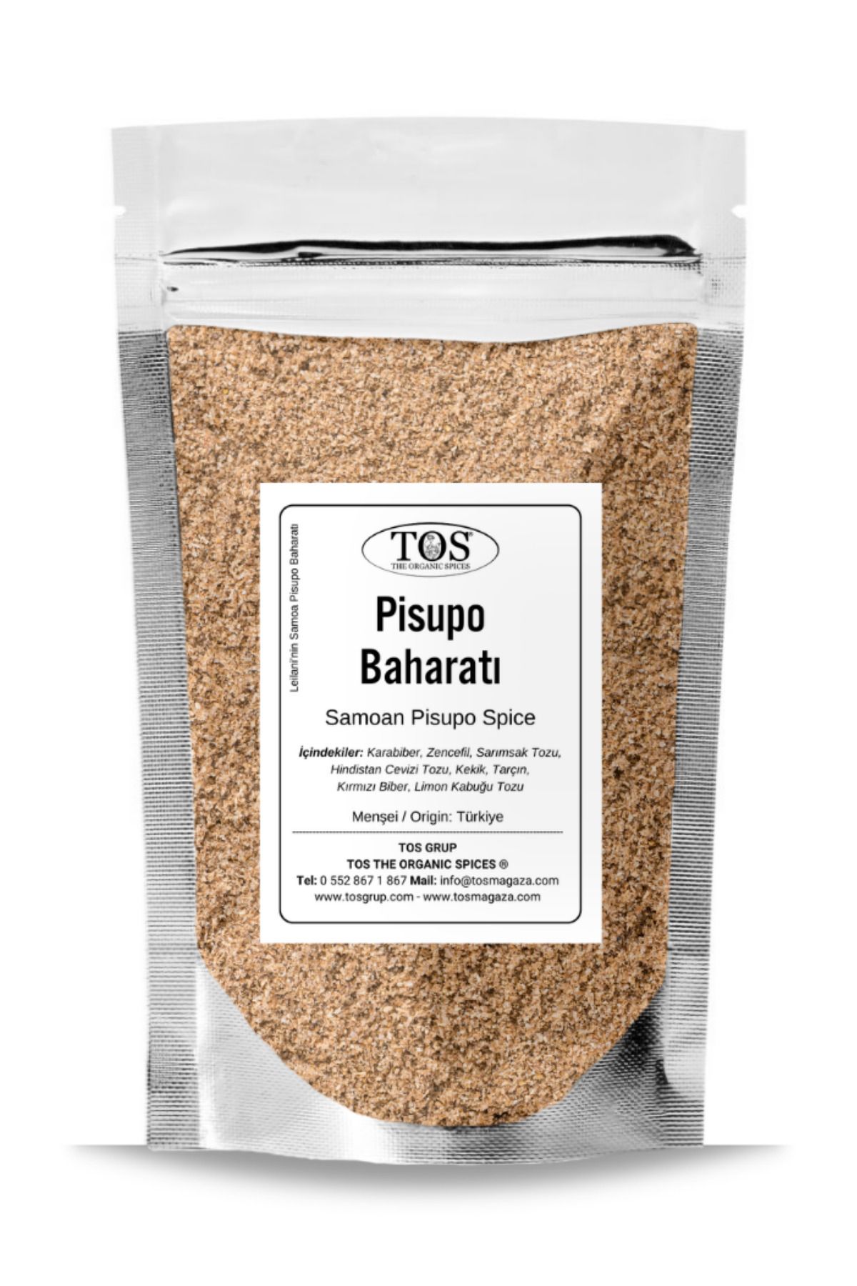 TOS The Organic Spices Leilani’nin Samoa Pisupo Baharatı 100 gr Leilani’s Samoan Pisupo Spice