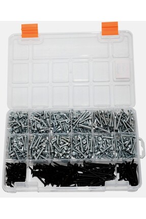 Netzerkoz 555 Adet 16 Çeşit Matkap Uçlu Vida Seti, YHB Akıllı Vida,YSB Akıllı...