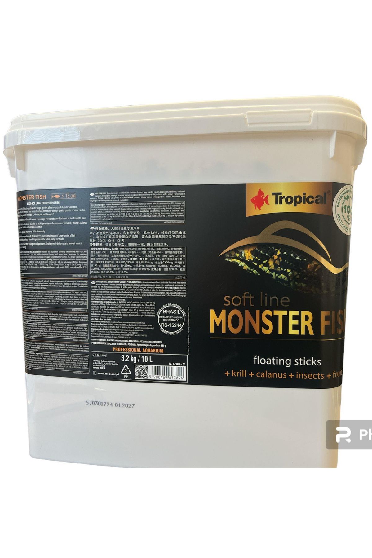 Tropical Soft Line Mnstr Fish 20 GR