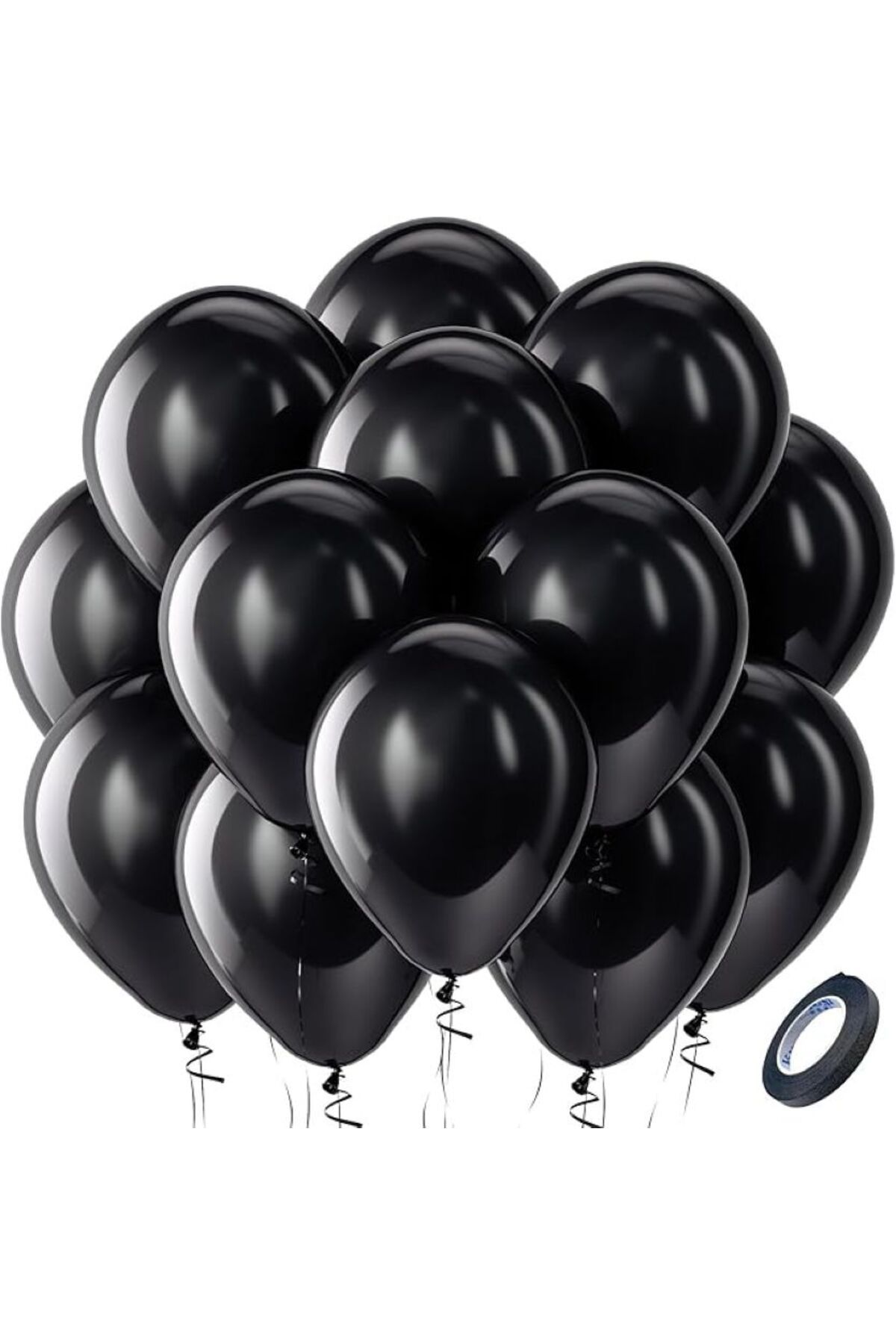 BALON DİYARI 10 Adet Renkli Metalik Balon - Premium Lateks