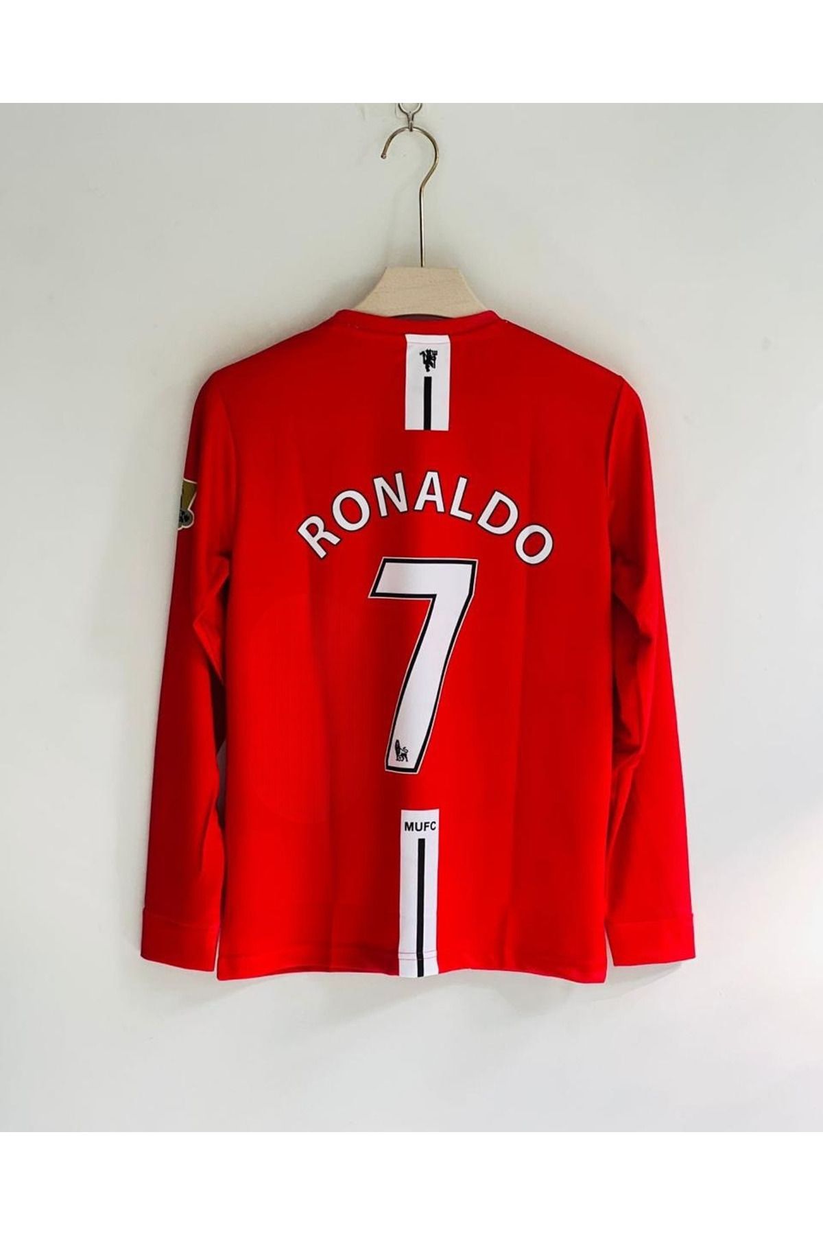 Legent Lady M.united Ronaldo Kırmızı Retro Futbol Forması Hava Alabilen Özel Forma Kumaşı