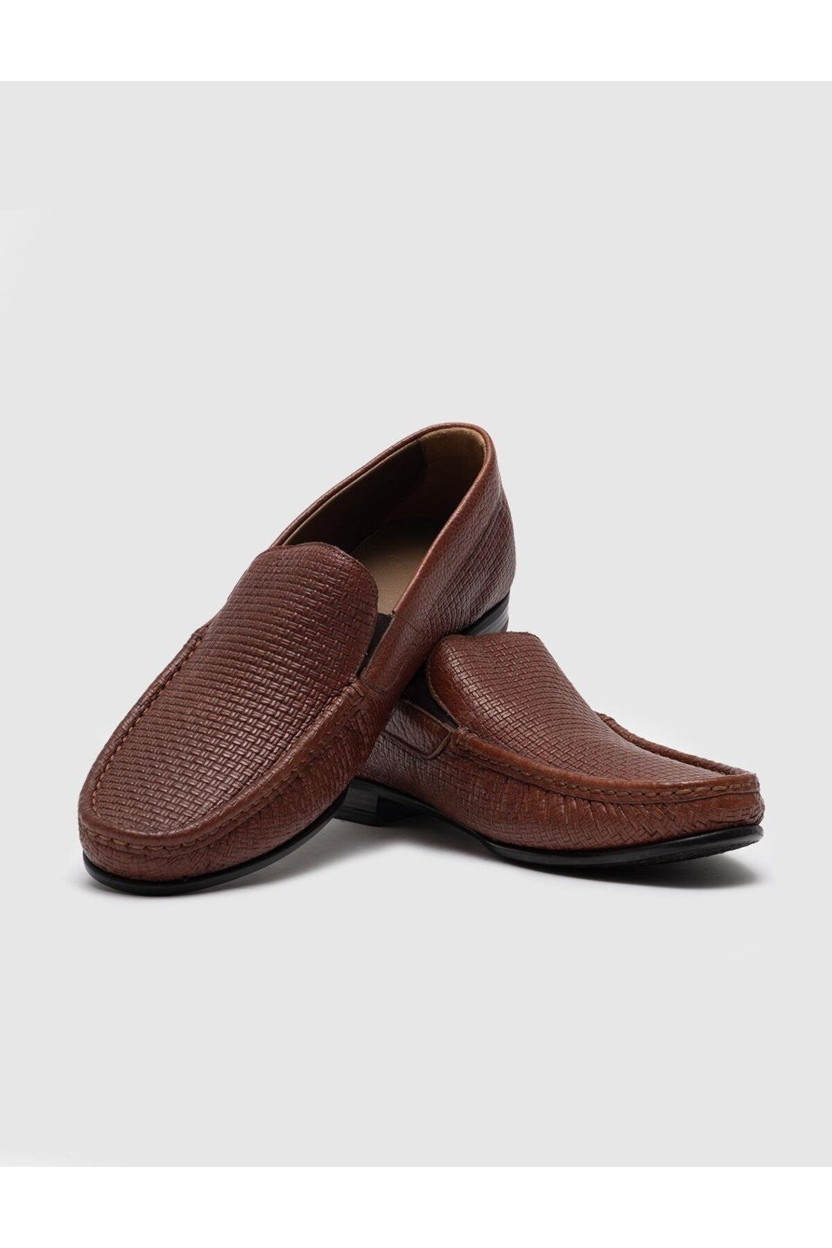 Cabani-Genuine Leather Tan Men's Loafer 4