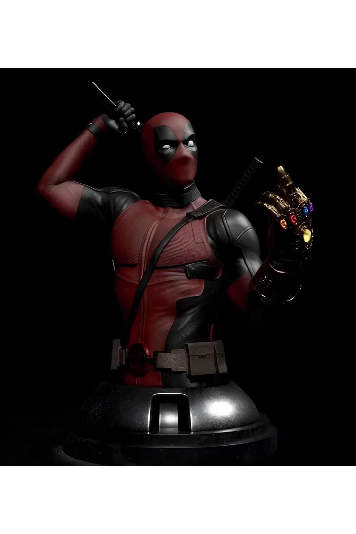 BLG3DFIGURE Marvel Deadpool Figür/büst Comics  15cm