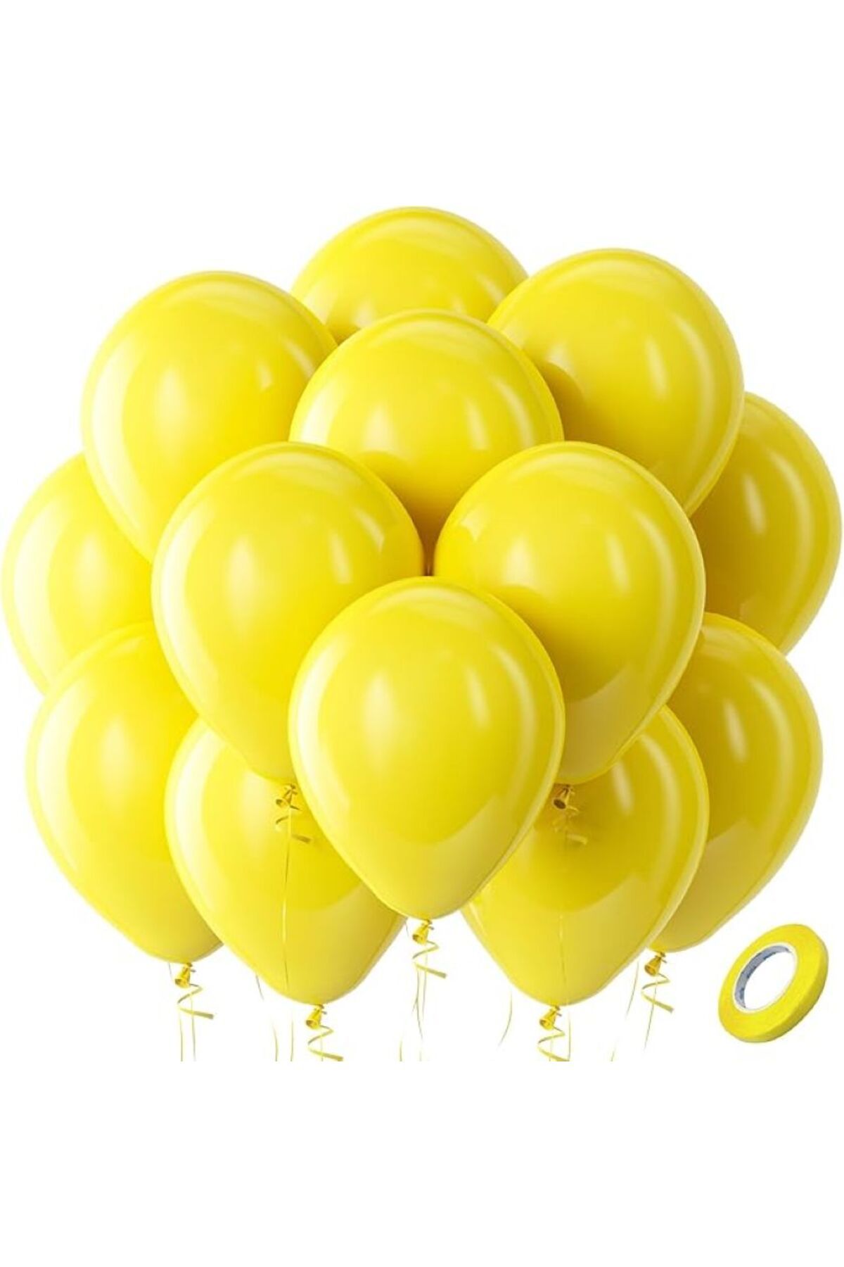 BALON DİYARI 50 Adet Renkli Metalik Balon