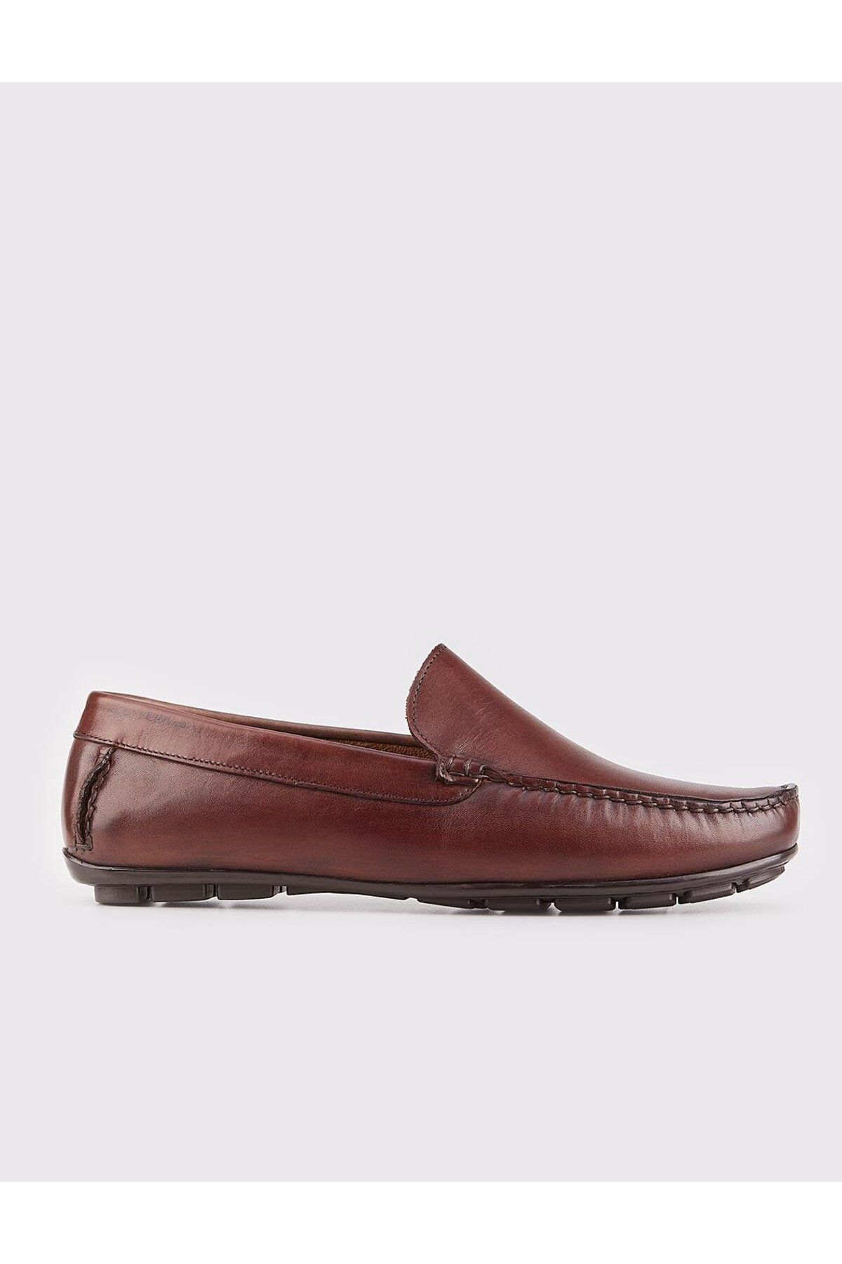 Cabani-Genuine Leather Brown Men's Loafer Shoes 1