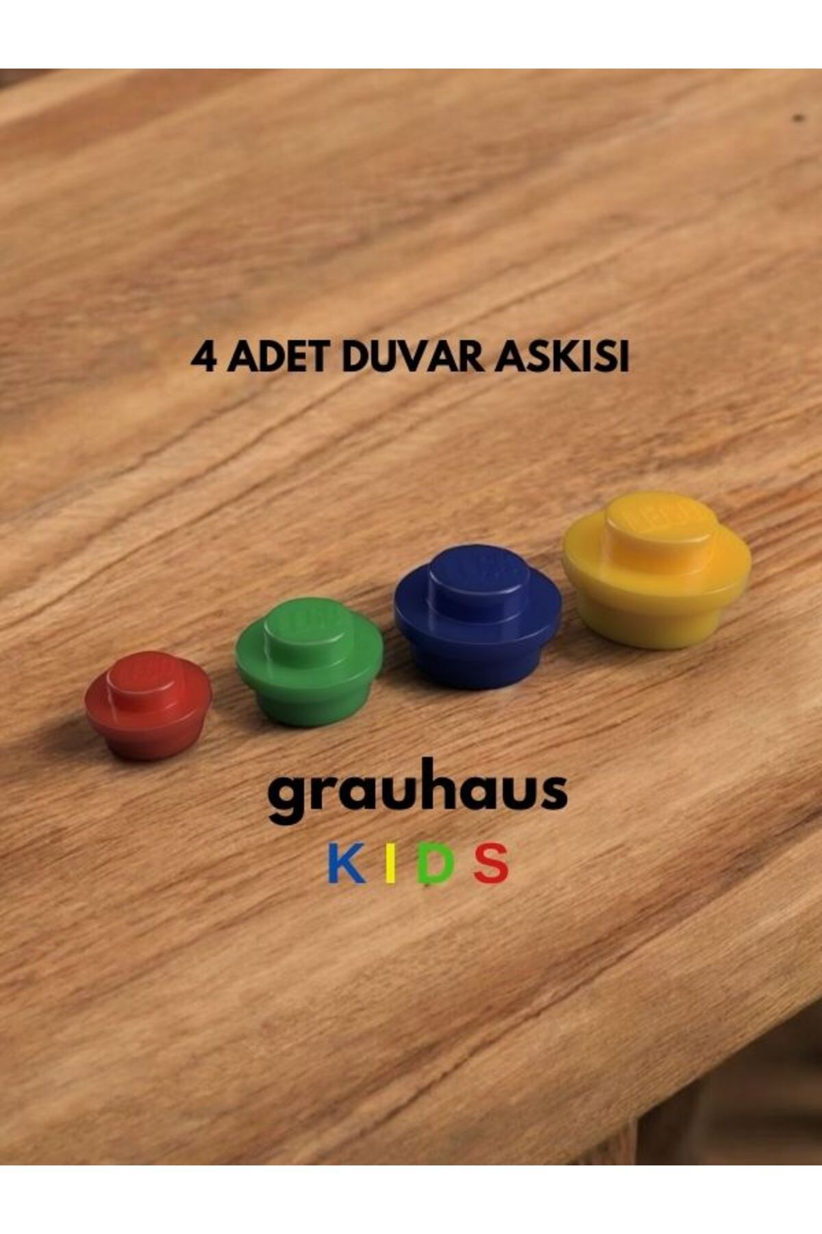 GRAUHAUS 4 Adet Çocuk Odası Askılık Bebek Odası Askılık Oyun Odası Askılık Anaokulu Dekoru Kreş Dekoru