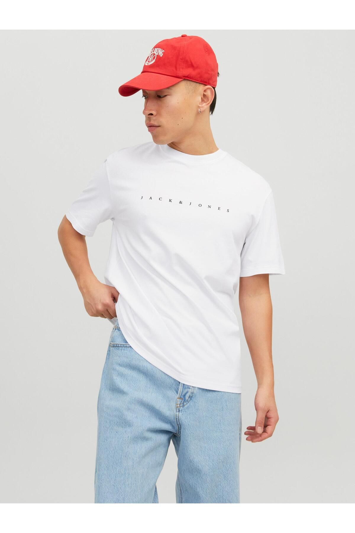 Jack & Jones JACKJONES12234746 BASIC BİSİKLET YAKA ERKEK T-SHIRT