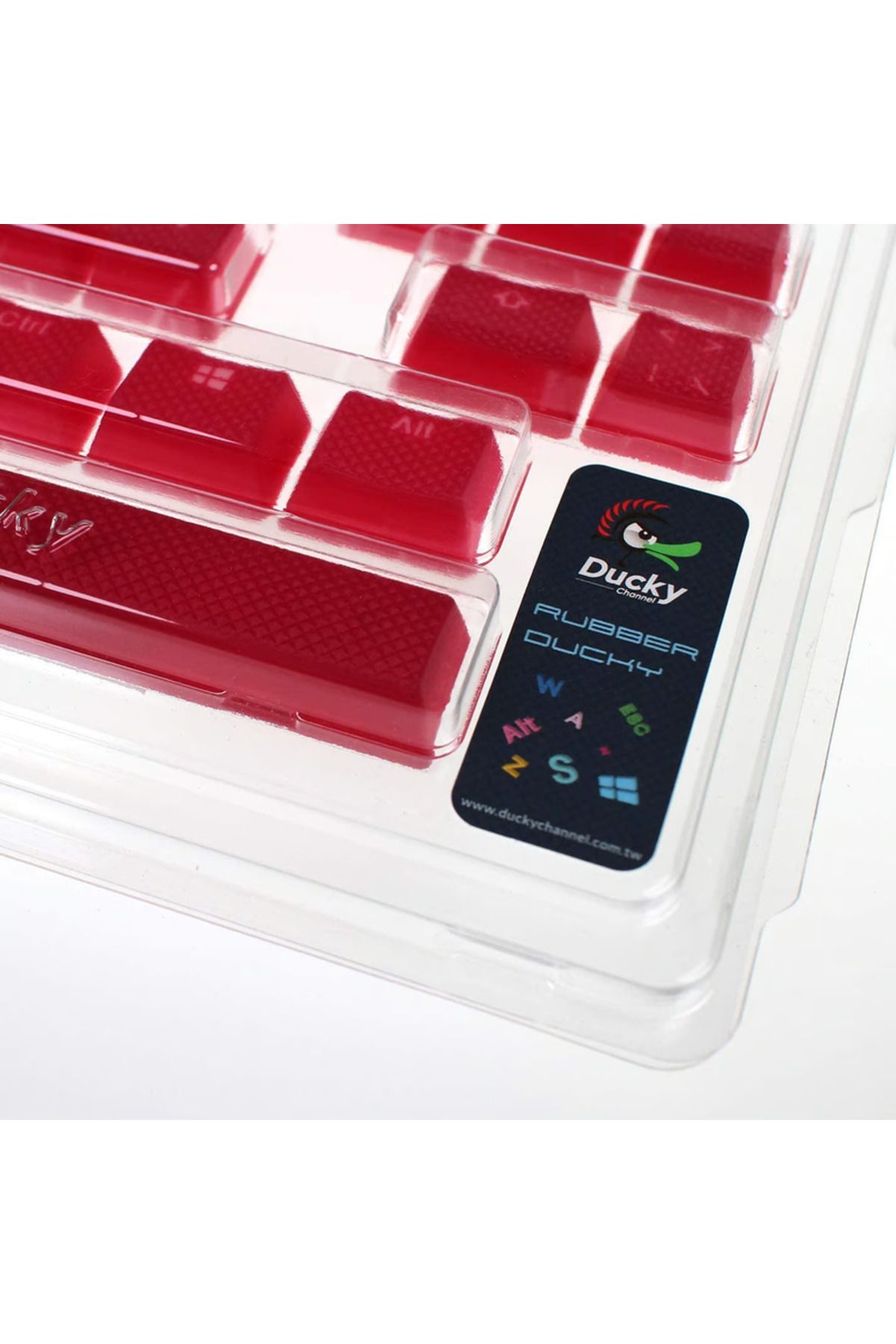 Ducky-Red Rubber Gaming Keycaps 7