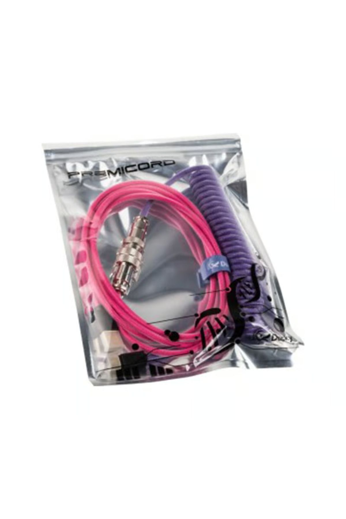 Ducky-Joker Premicord Custom USB Cable Coiled Keyboard Cable 3