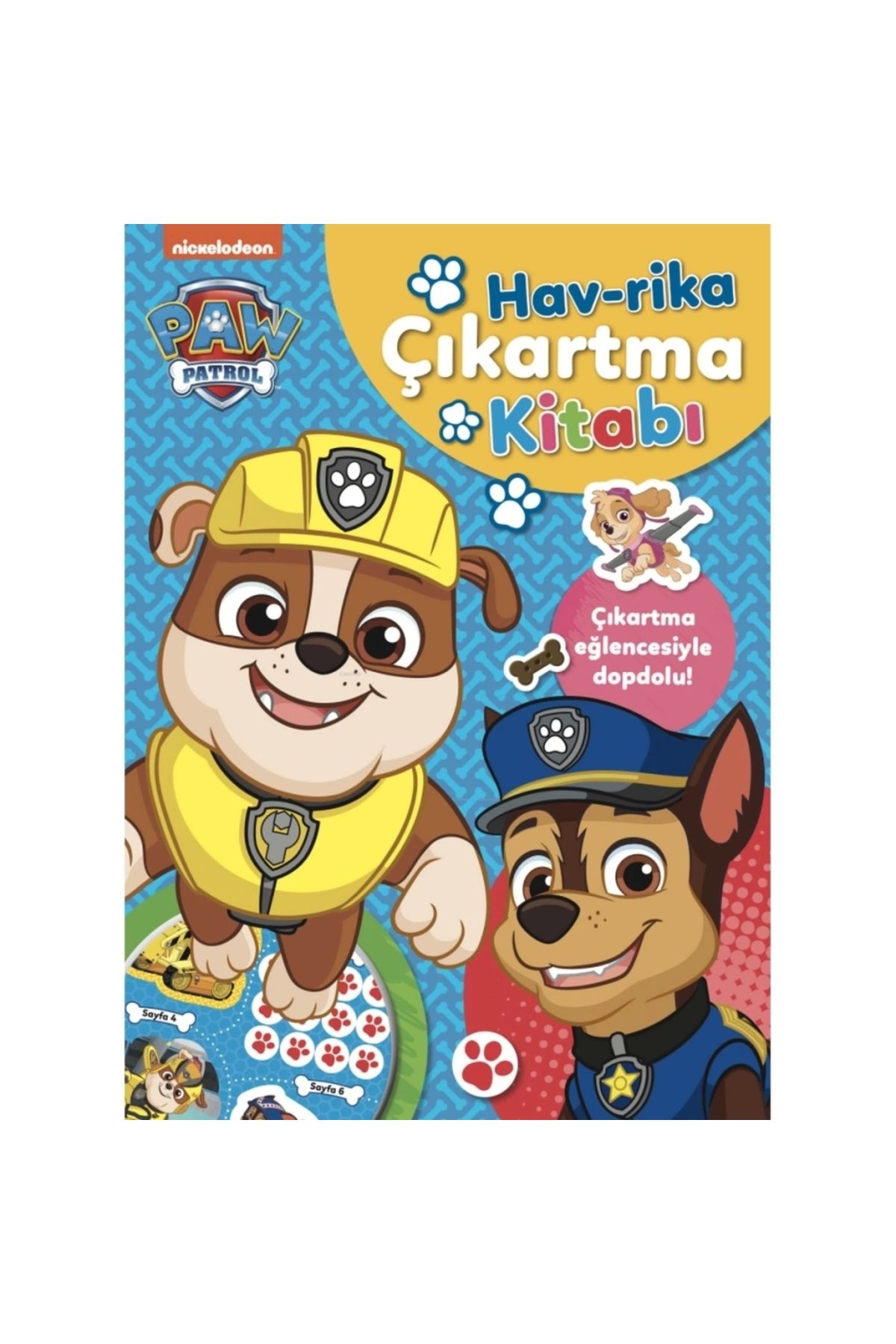 TWOX Çocuk Paw Patrol Hav-rika Çıkartma Kitabı 38109BT