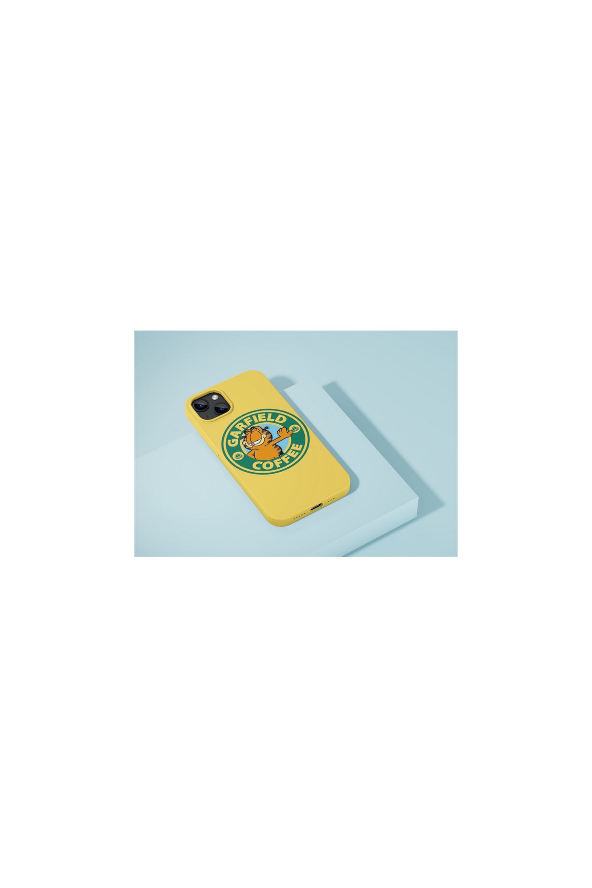 SOFTCASE Garfield Coffee Iphone Tüm Modellere Uyumlu Kılıf Iphone 6,7,8,x,11,12,13,14,15,16 Plus