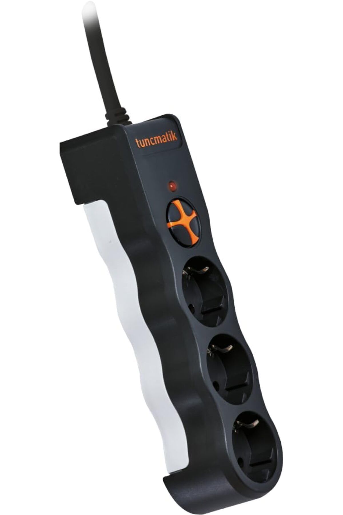 MCreative Tsk19010 Powersurge 3-surge Protection Plug-1050 Joule- With Cable Si̇yah