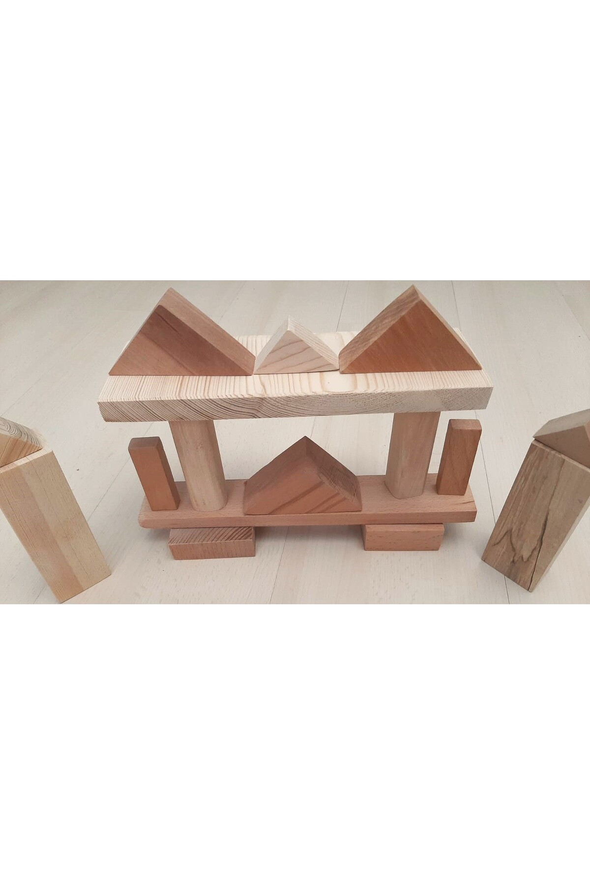 مجموعه بازی بلوک‌های چوبی (۲۰ تکه)