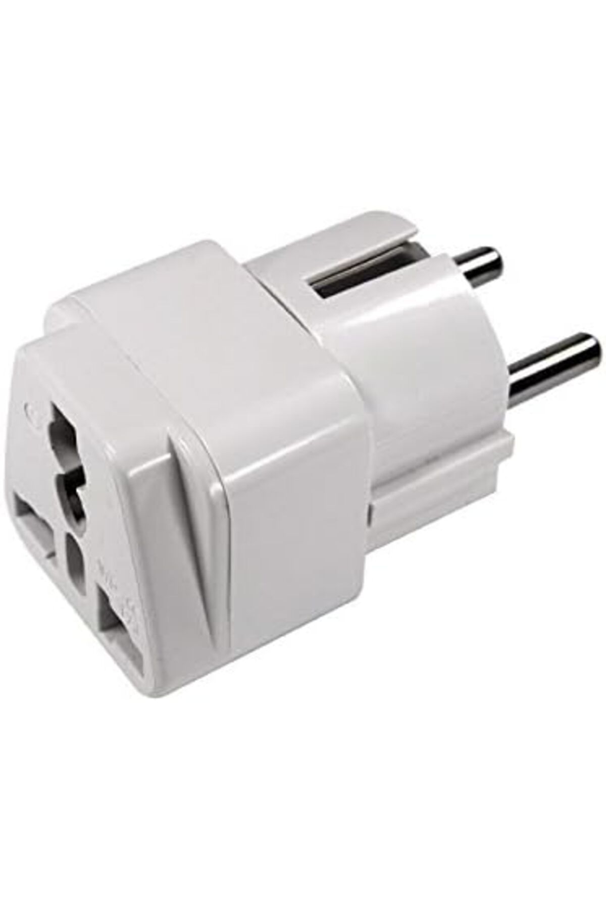 STOREMAX CylinModa AC 10~16A - 250V AB Normu Fişi Beyaz Adaptör Seyahat Evrensel Yeni CylinShop 992805