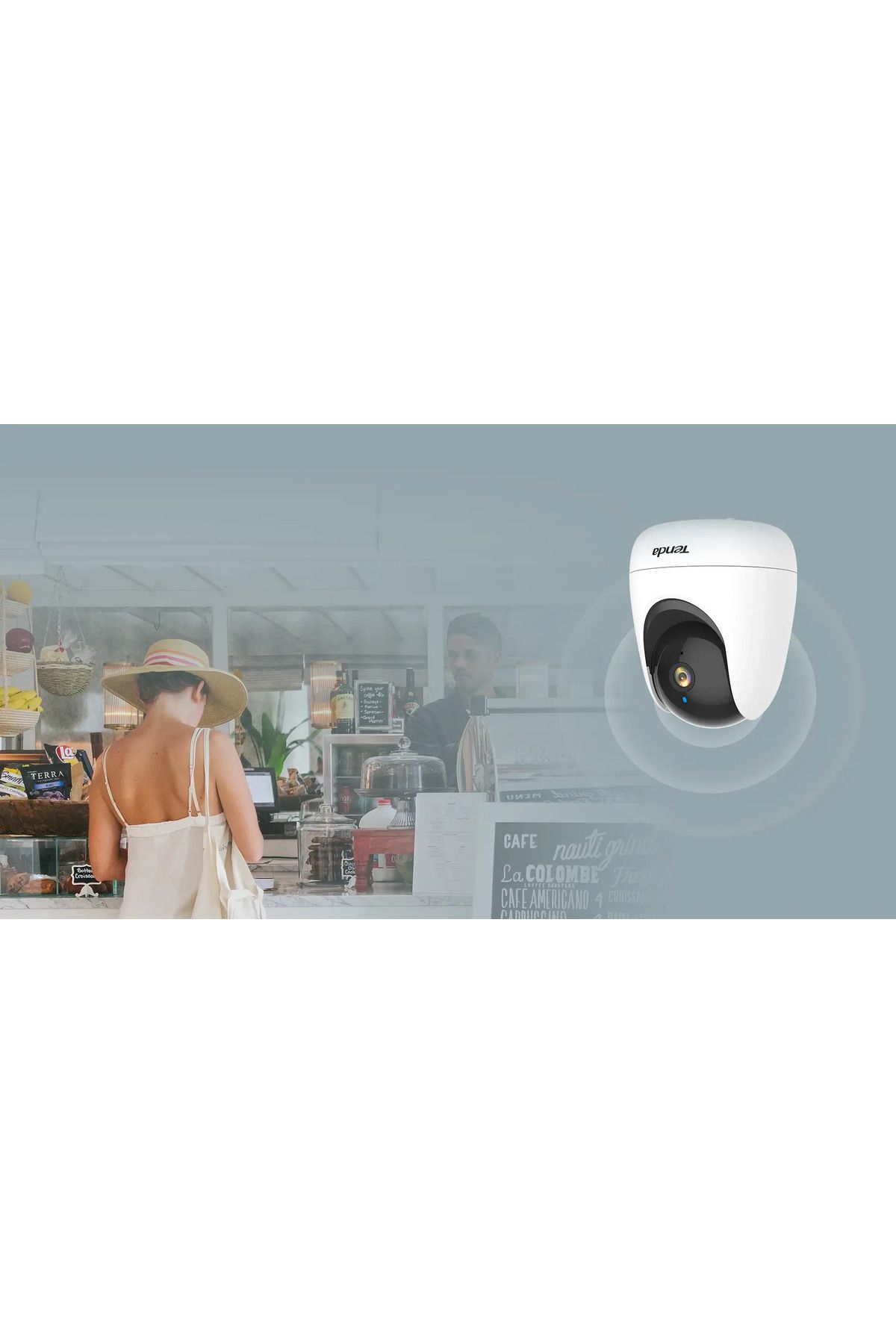 Tenda-كاميرا أمان متحركة Cp3 بدقة 1080 بكسل 8