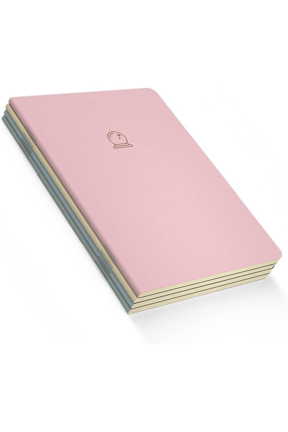 STOREMAX cmllashop Magic Notebooks Series, Çizgisiz, Toplam 192 Sayfa, Her biri 48 Sayfa, Tel Dikiş, Esnek