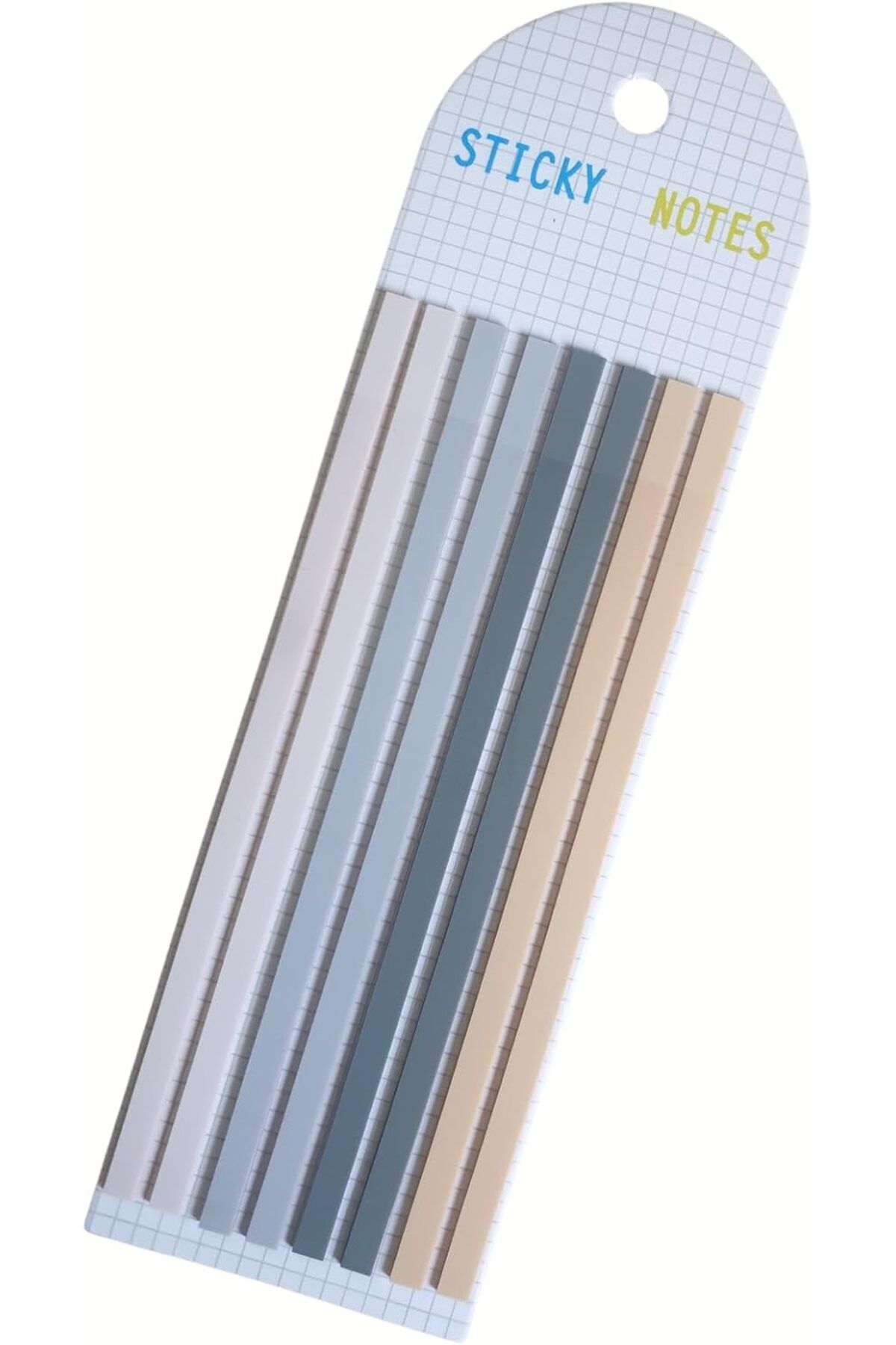 STOREMAX buxystorem Post-it Sticky Notes Şeffaf Renkli Yapışkan Postit Not Kağıdı Etiketi Uzun Şeritle