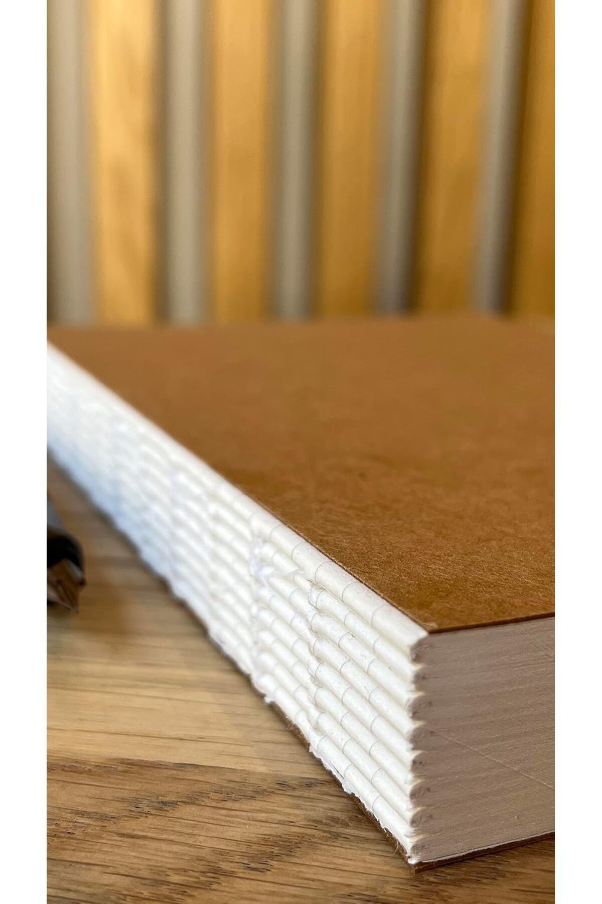 STOREMAX nffashopm Tanıtım Özel Tasarım Kraft Kapaklı A5 Çizgili Defter - 180 Derece Açılabilir, Sır