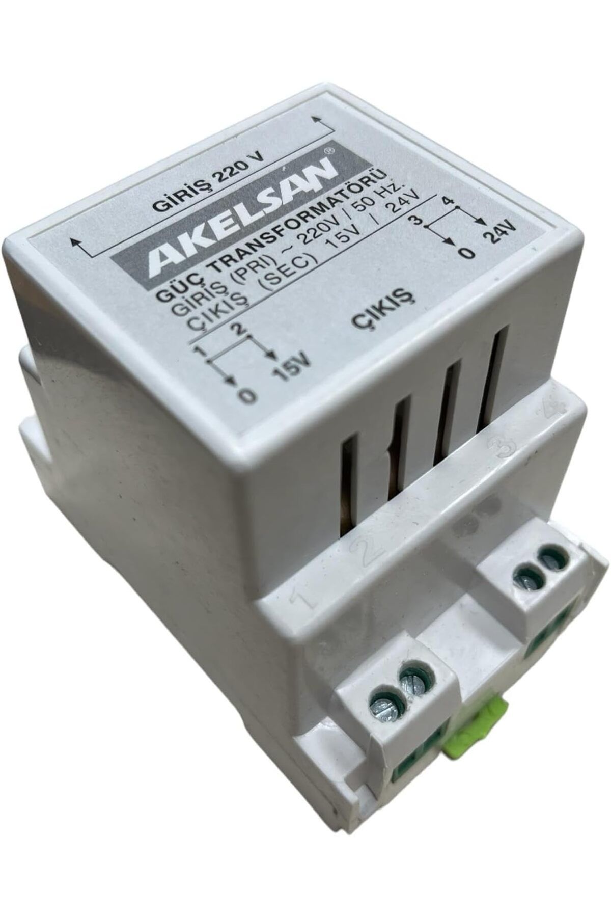 STOREMAX jvnnastore Akelsan Zil Trafosu 15V-24V-15W AK-311 Kapı Zili ve Kapı Otomatiği İçin Trafo,Transf