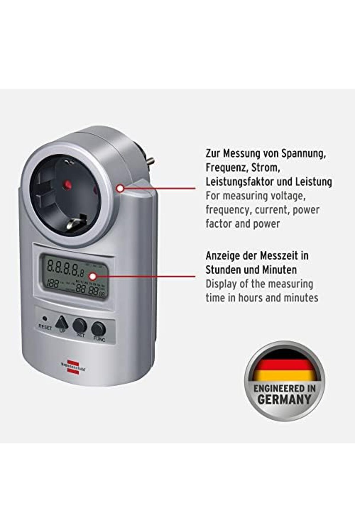 STOREMAX-Shopwave E Plug Socket Pm 231 - Current Meter Watt and Line Series Primera New Trendyx 1005813 2