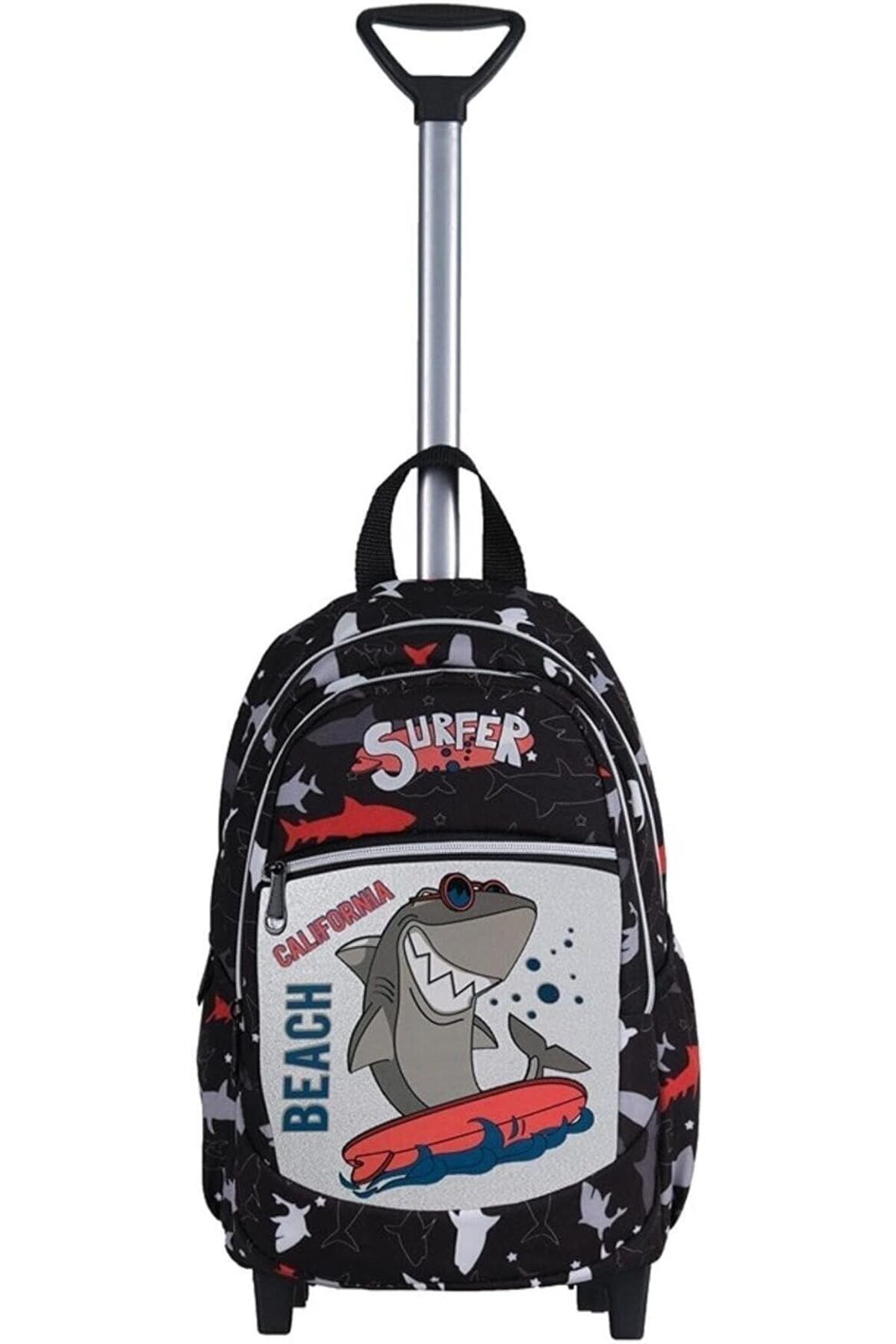 STOREMAX htpshopmx Anaokulu Çocuk çekçekli Valiz Sırt Çantası Çekçekli Erkek çocuk 2in1 Köpek Balı