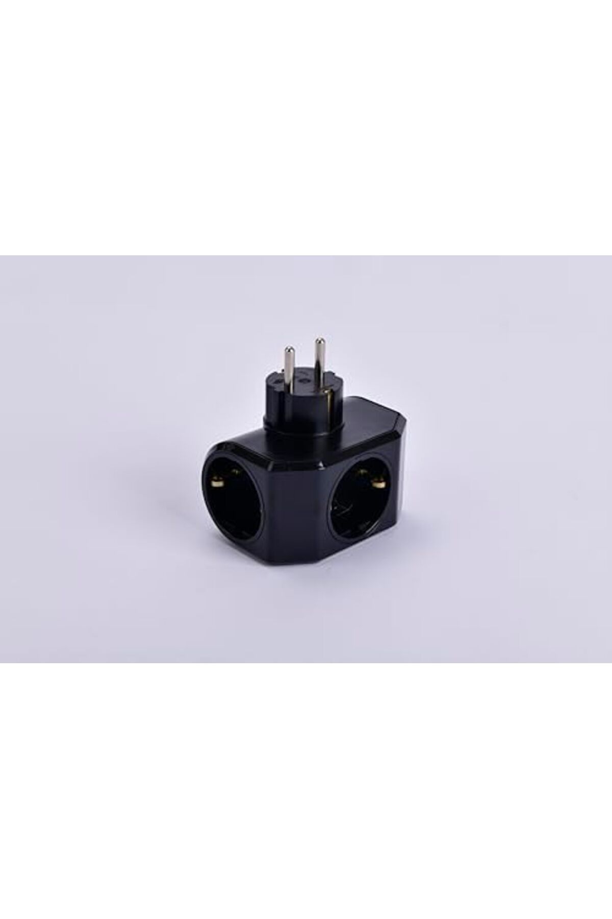 STOREMAX-Jvnnshop Yonca Plus Black Triple Grounded Socket 646268 2