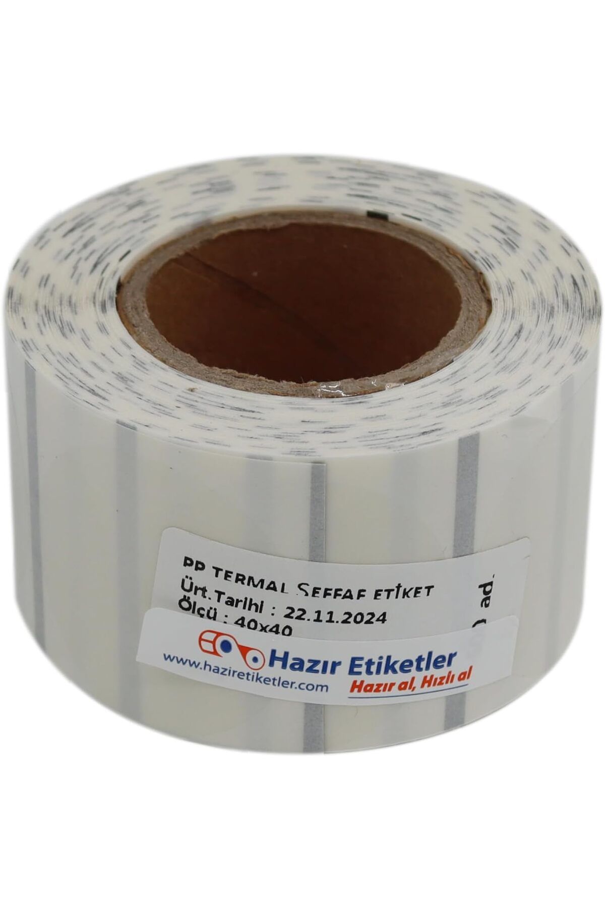 STOREMAX lbstorex Şeffaf Termal Rulo Etiket 40mm X 40mm Çap Ruloda 500 Adet Newdsng 1116818