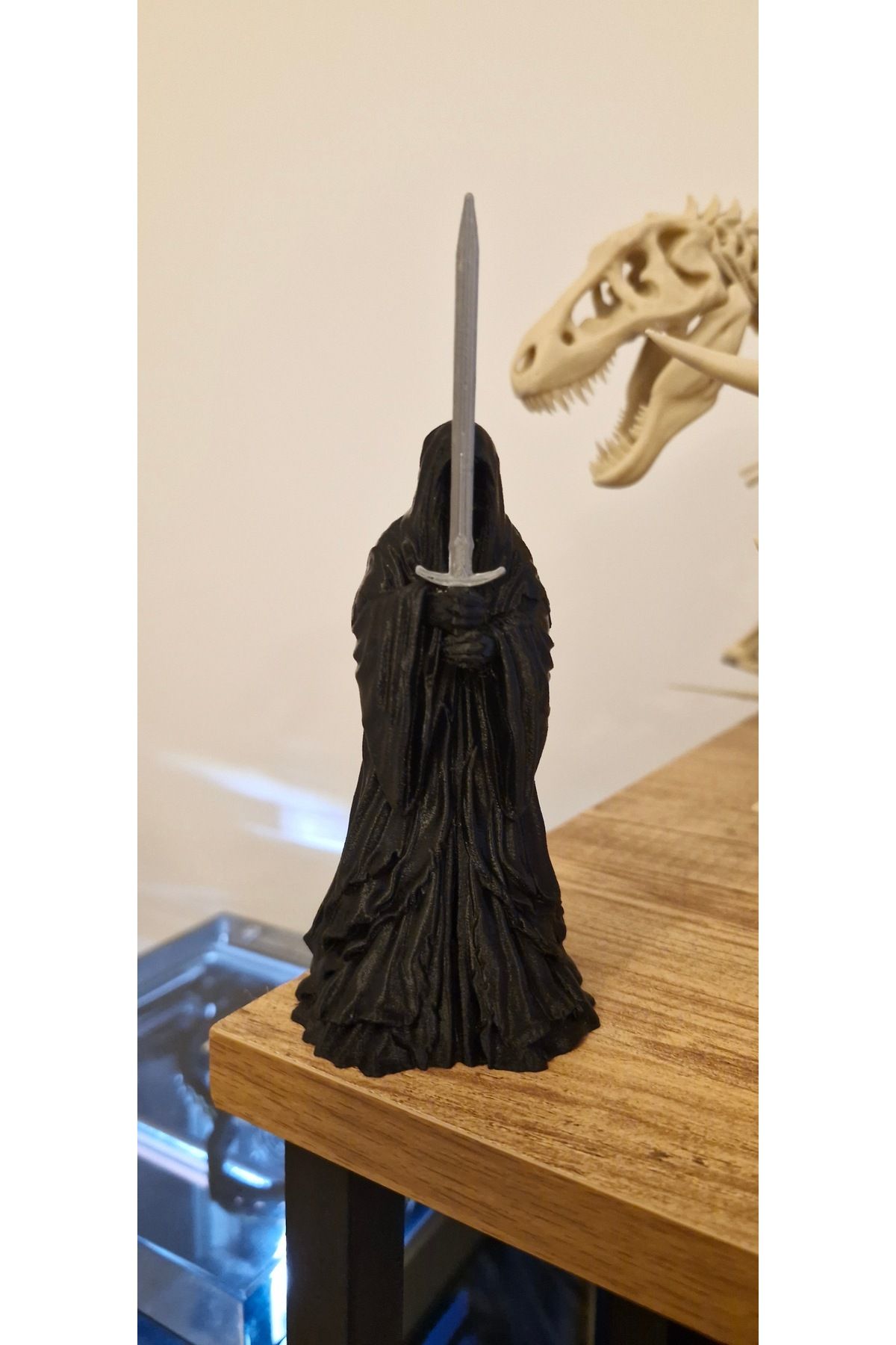 SAHAA Siyah Nazgul Yüzüklerin Efendisi - Lotr Lord Of The Rings Nazgul Heykel Figür 15 cm