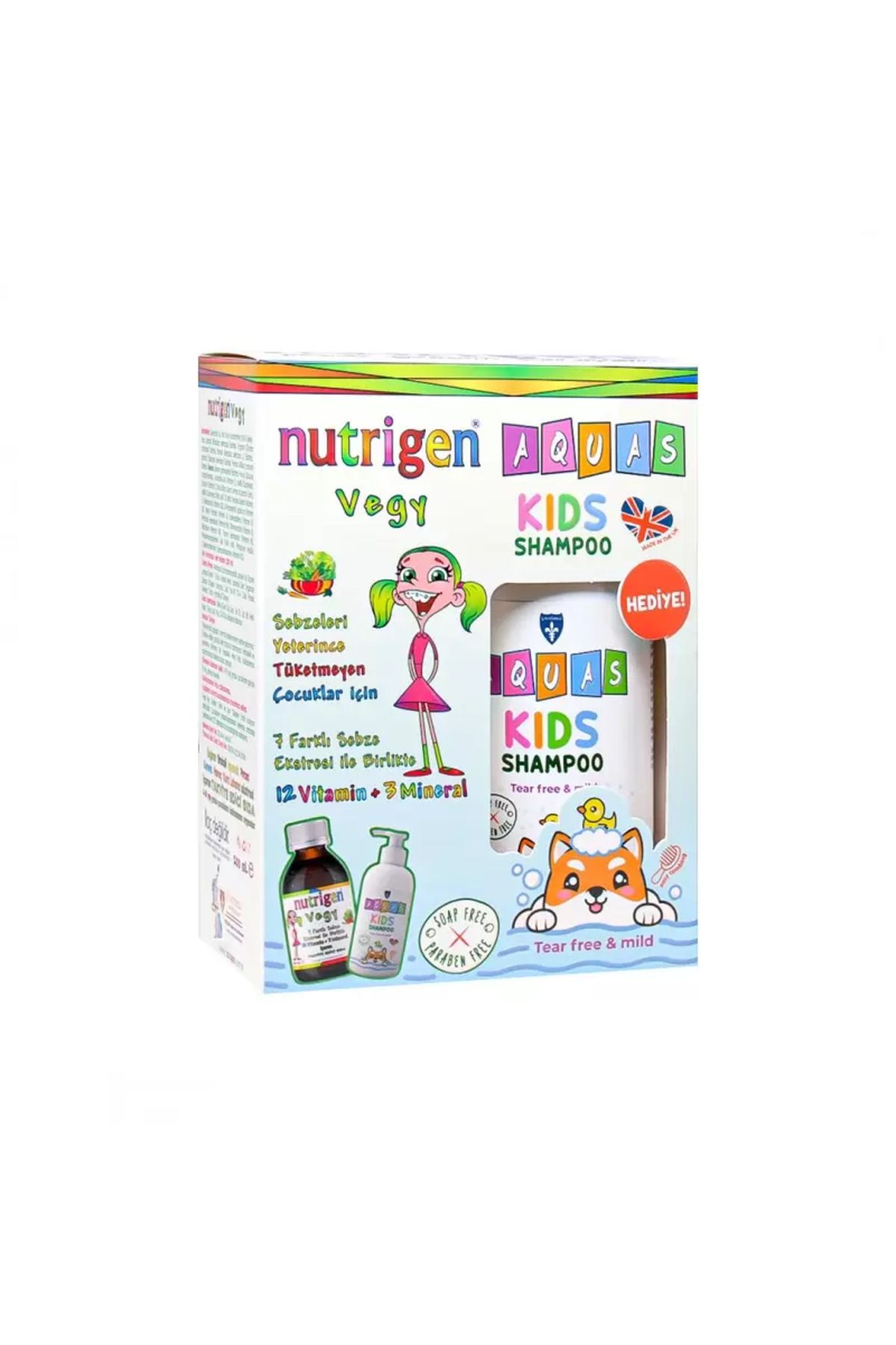 Nutrigen Vegy 200 ml - Aquas Kids Şampuan Hediye -